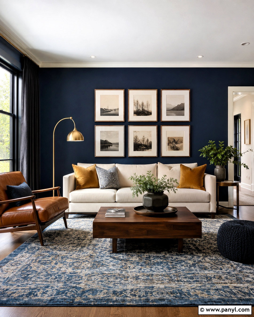 Benjamin Moore Old Navy - 20 navy blue paint colors