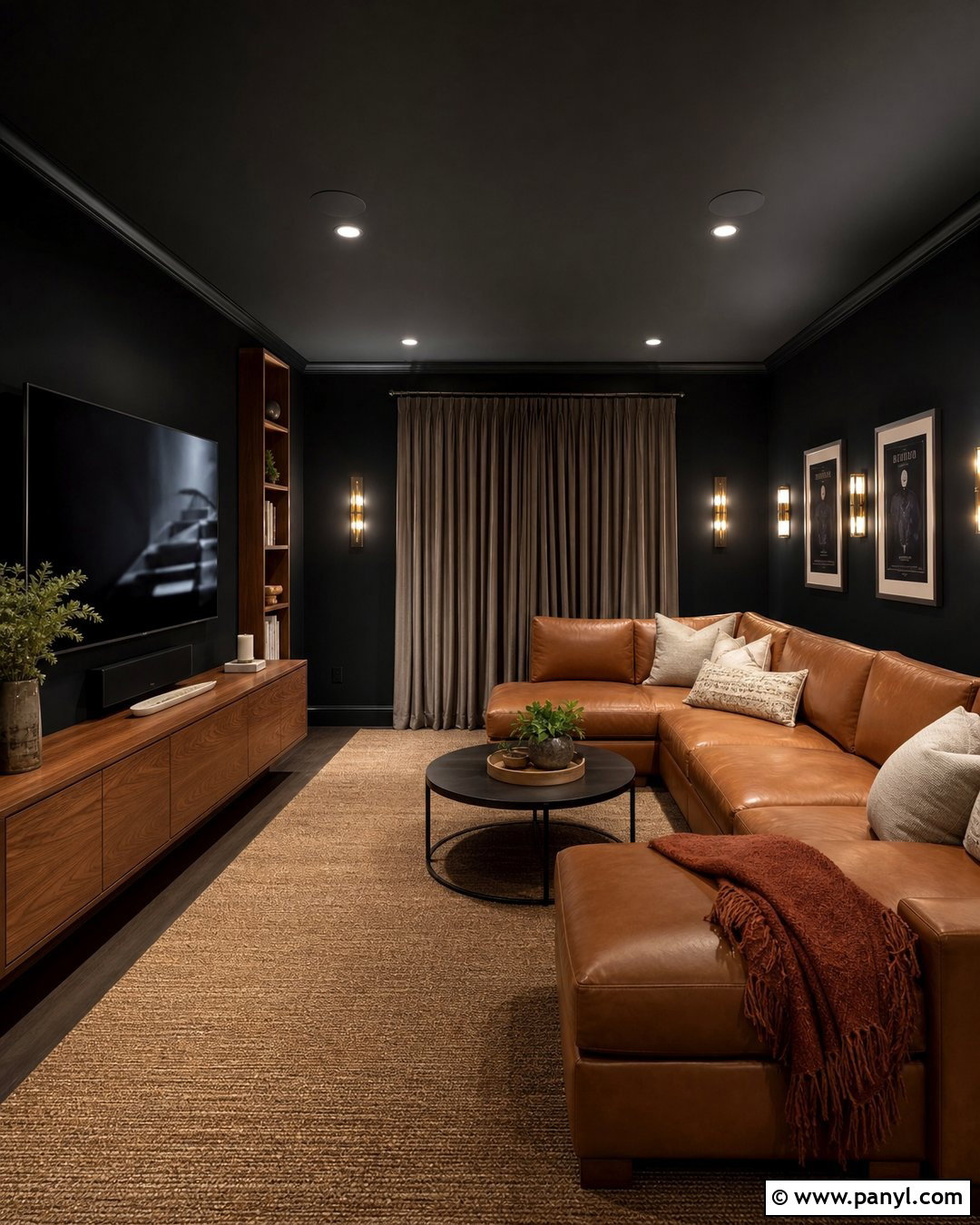 Benjamin Moore Onyx Black Paint - 20 Best Black Paint For Interior Walls