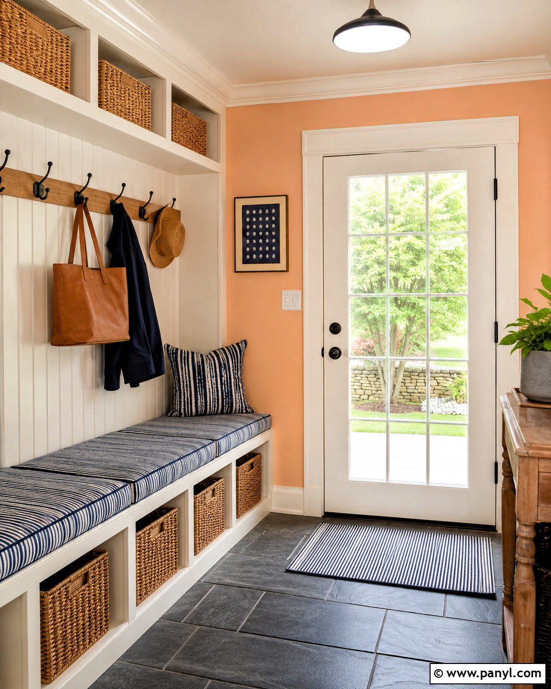 Benjamin Moore Orange Sherbet 122 - 20 light orange paint colors