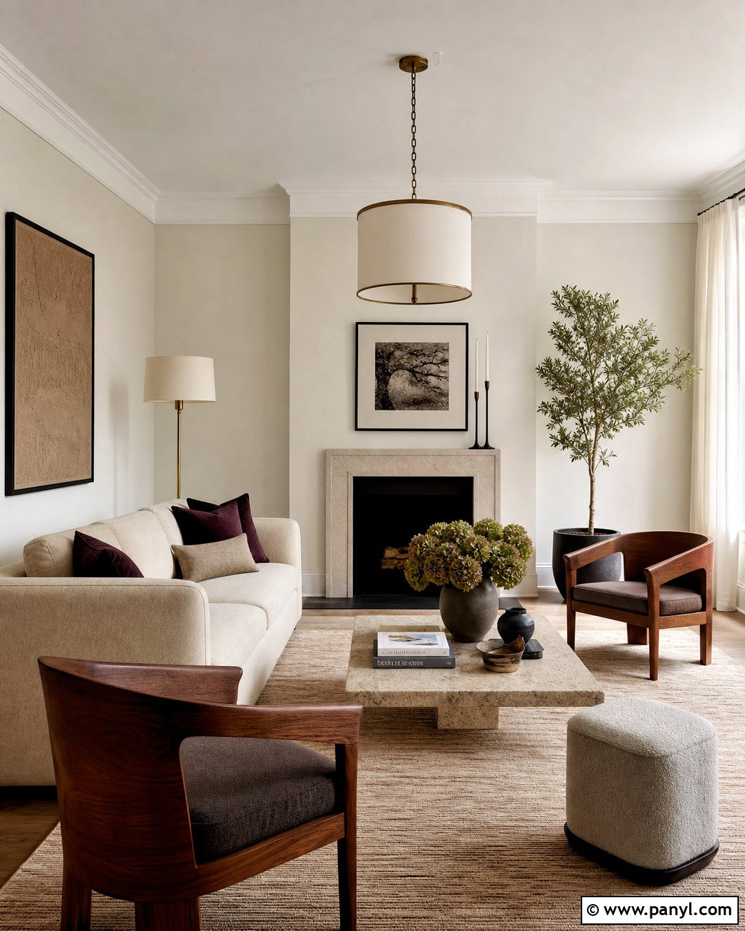 Benjamin Moore Pale Oak Living Room - 20 off white paint colors living room ideas