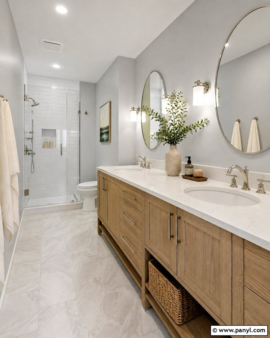Benjamin Moore Pale Oak OC-20 - 20 neutral gray paint colors