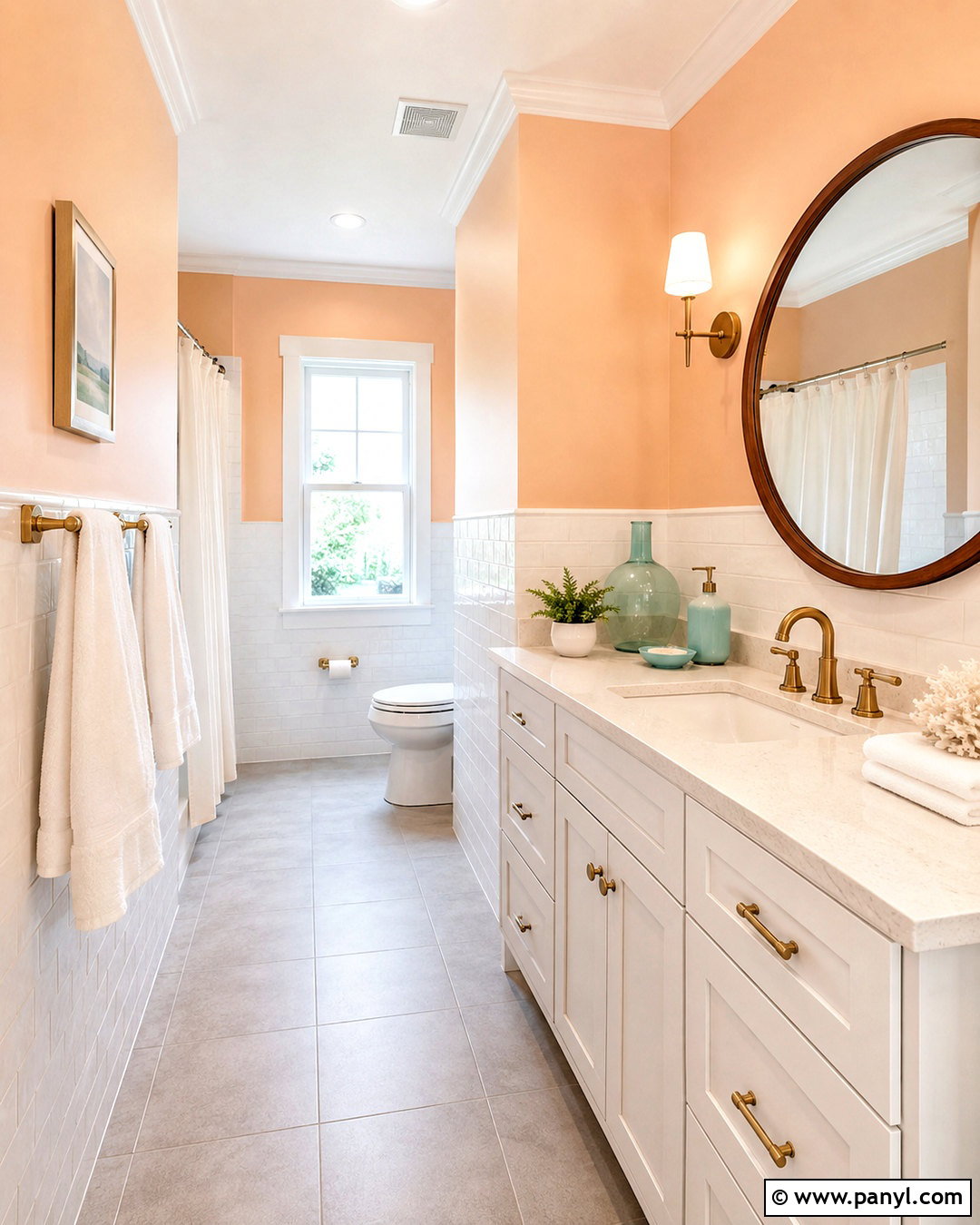 Benjamin Moore Peach Cooler 022 - 20 light orange paint colors