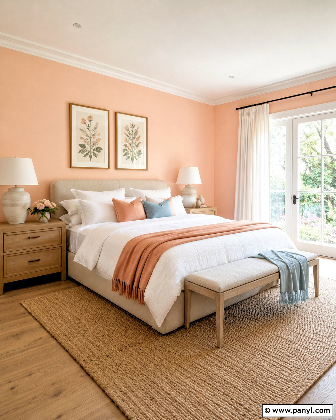 Benjamin Moore Peach Parfait 2175-70 - 20 light orange paint colors