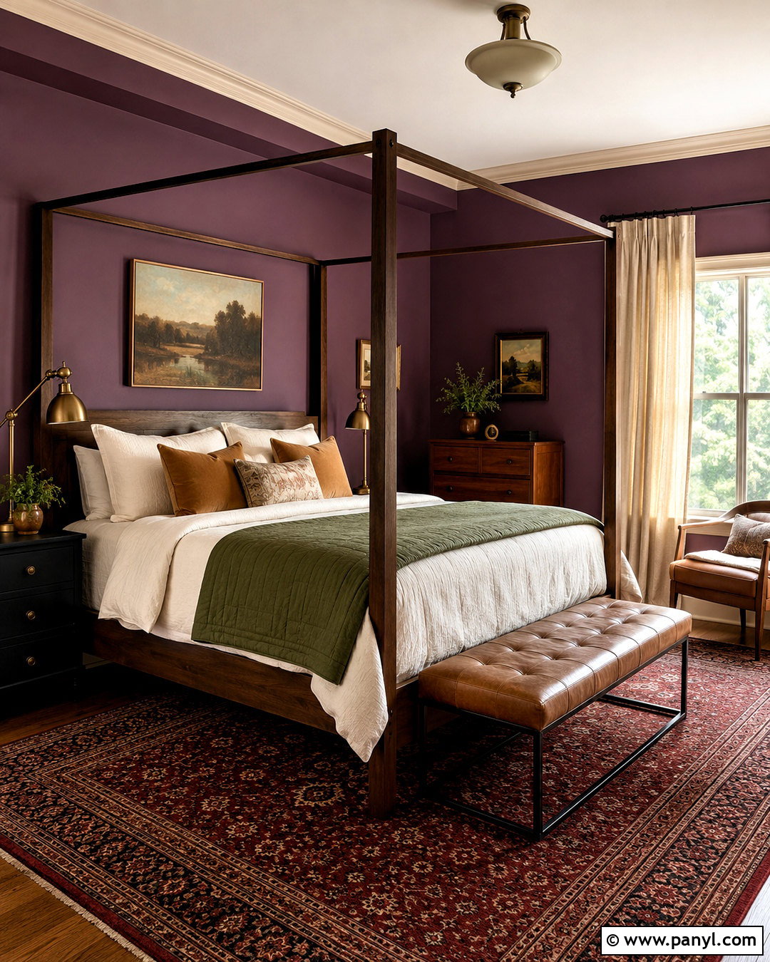 Benjamin Moore Plum Martini CSP-540 - 20 best purple bedroom paint colors