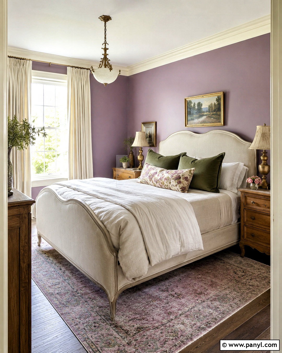Benjamin Moore Porcelain 2113-60 - 20 best purple bedroom paint colors