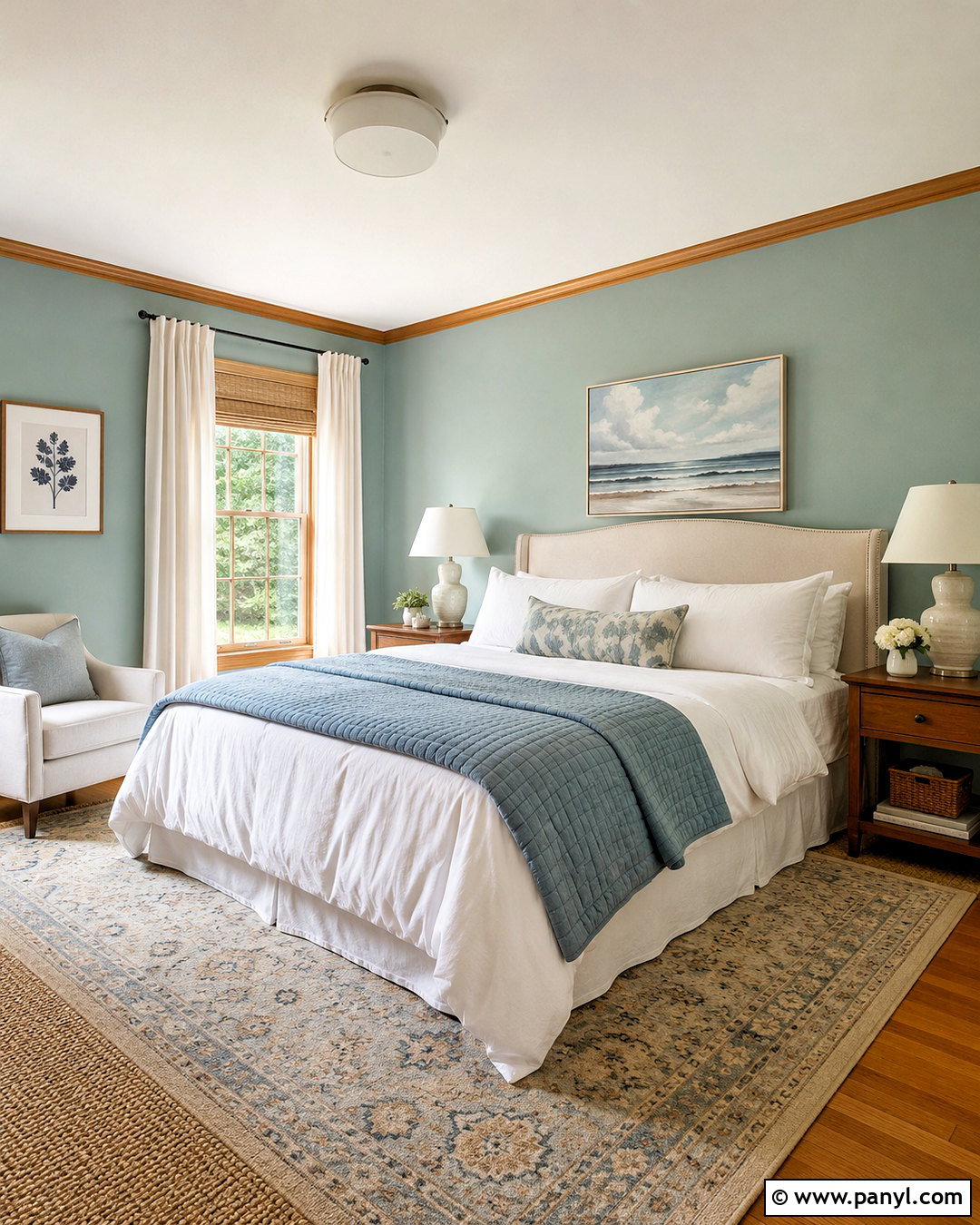 Benjamin Moore Quiet Moments With Honey Oak Trim - 20 paint colors with honey oak trim ideas