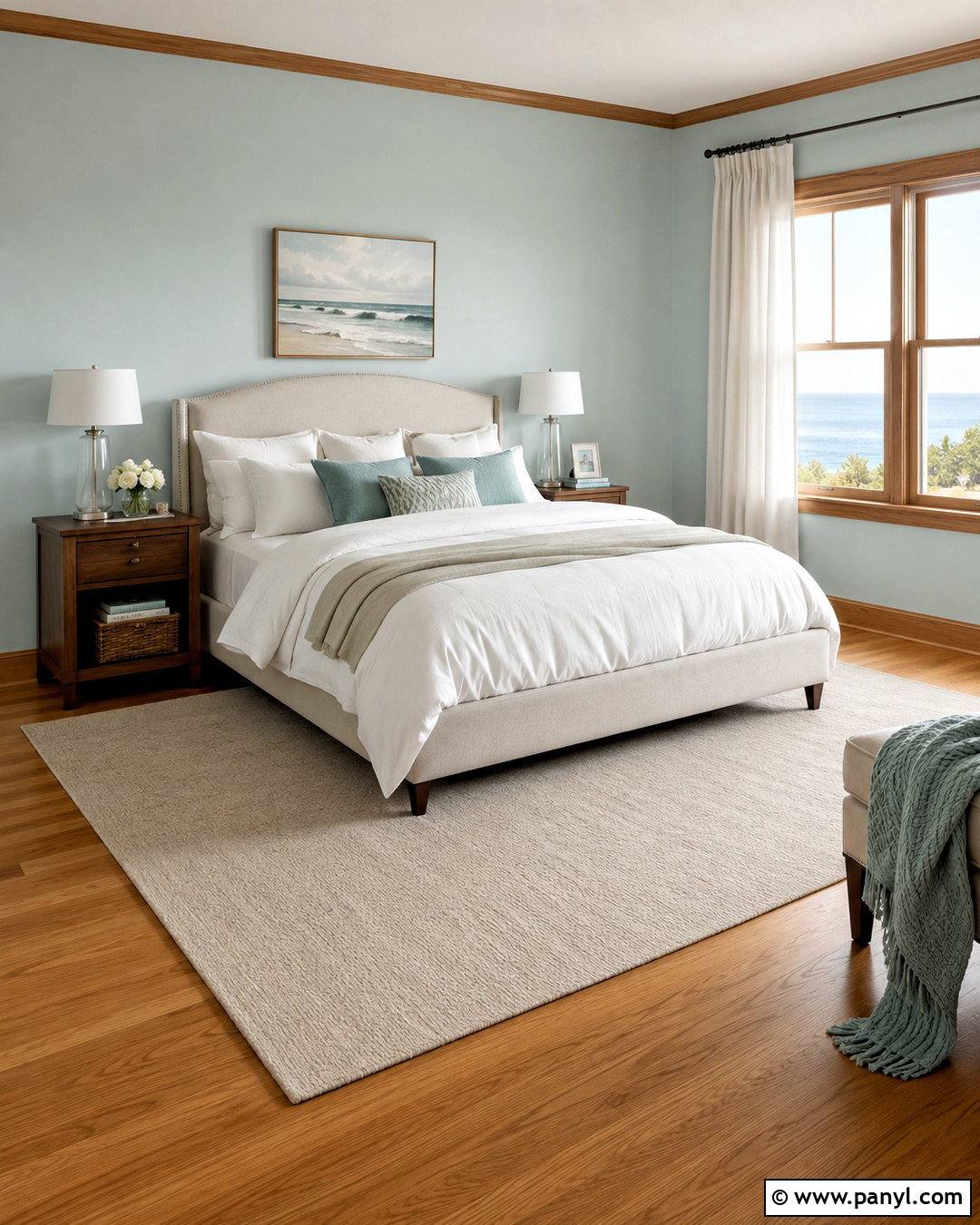 Benjamin Moore Quiet Moments With Honey Oak - 20 paint colors that go with honey oak ideas