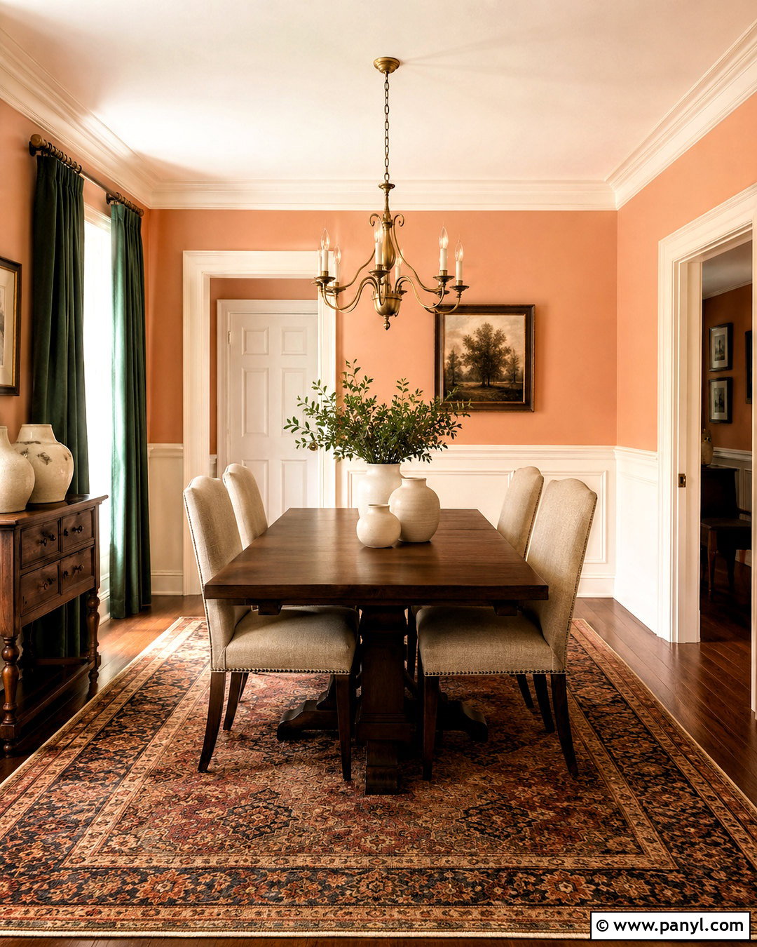 Benjamin Moore Raleigh Peach CW-205 - 20 light orange paint colors
