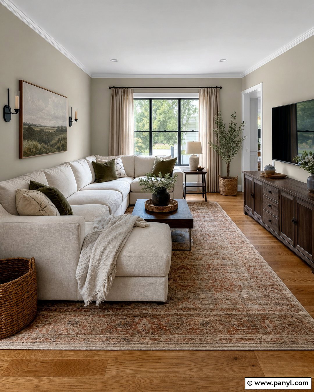 Benjamin Moore Revere Pewter Neutral Wall Paint - 30 neutral wall paint colors