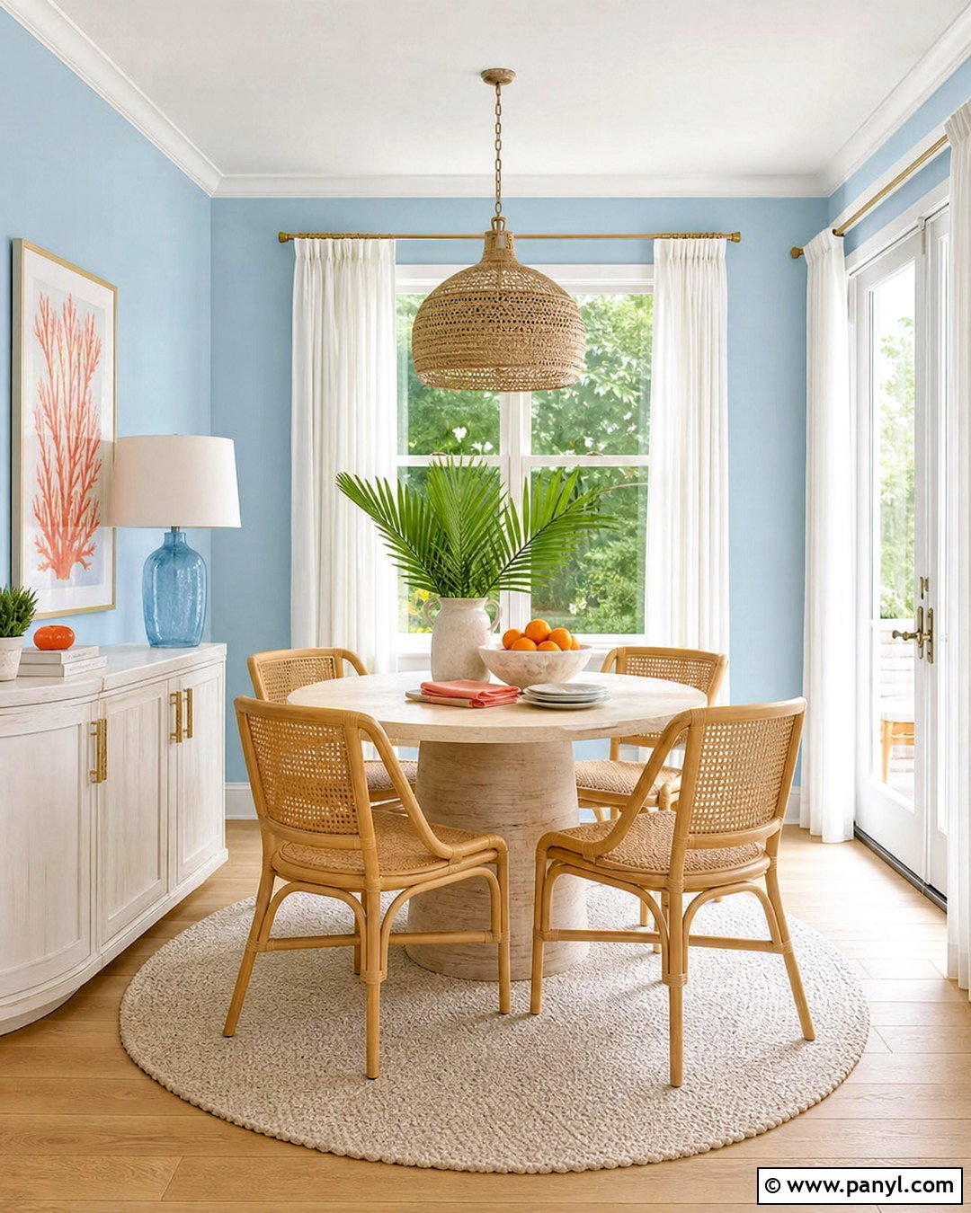 Benjamin Moore Santorini Blue 1634 - 20 slate blue paint colors