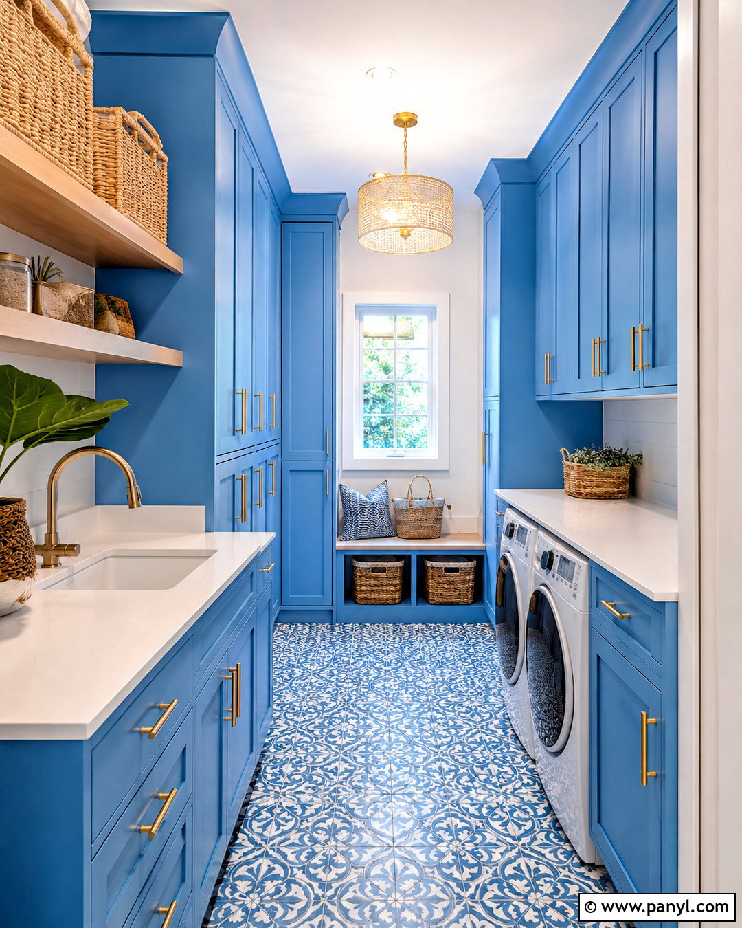Benjamin Moore Santorini Blue - 20 coastal blue paint colors