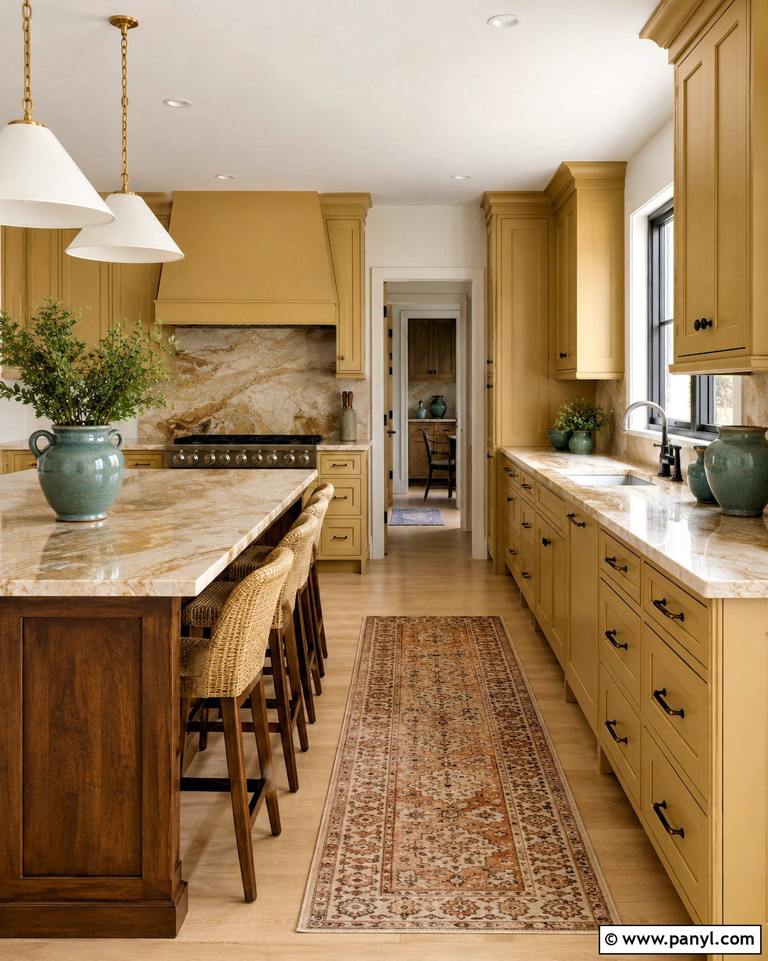 Benjamin Moore Semolina Kitchen - 20 butter yellow paint colors