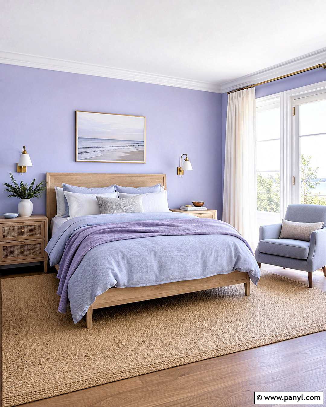 Benjamin Moore Shadow 2117-30 - 20 best purple bedroom paint colors