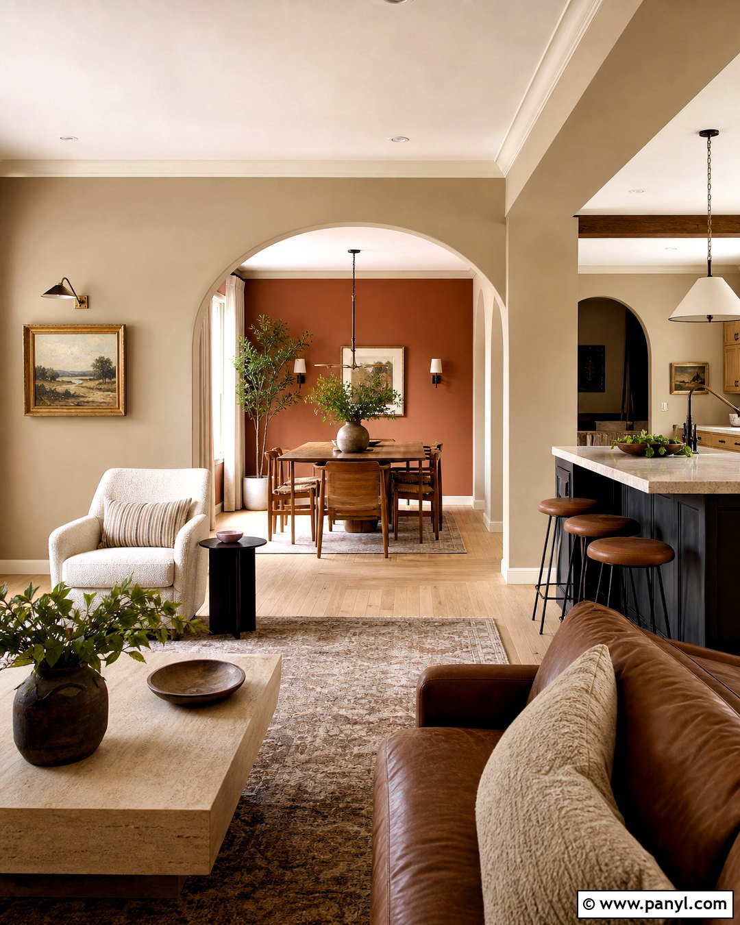 Benjamin Moore Sherwood Tan And Southwest Pottery Color Scheme - 20 benjamin moore whole house color scheme ideas