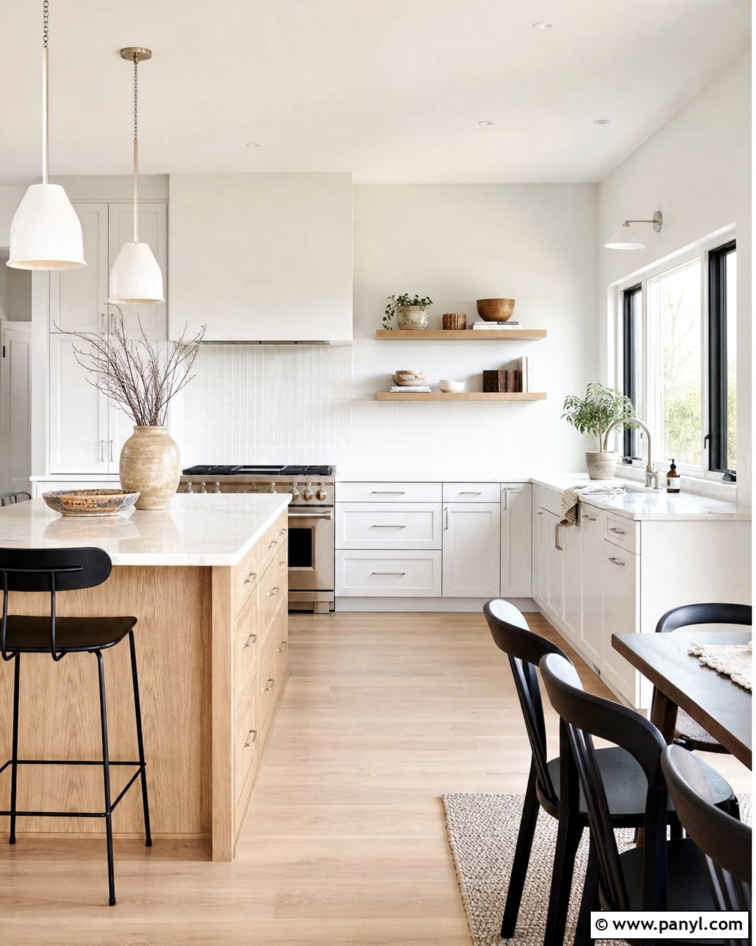 Benjamin Moore Silver Satin Kitchen - 20 white kitchen paint colors