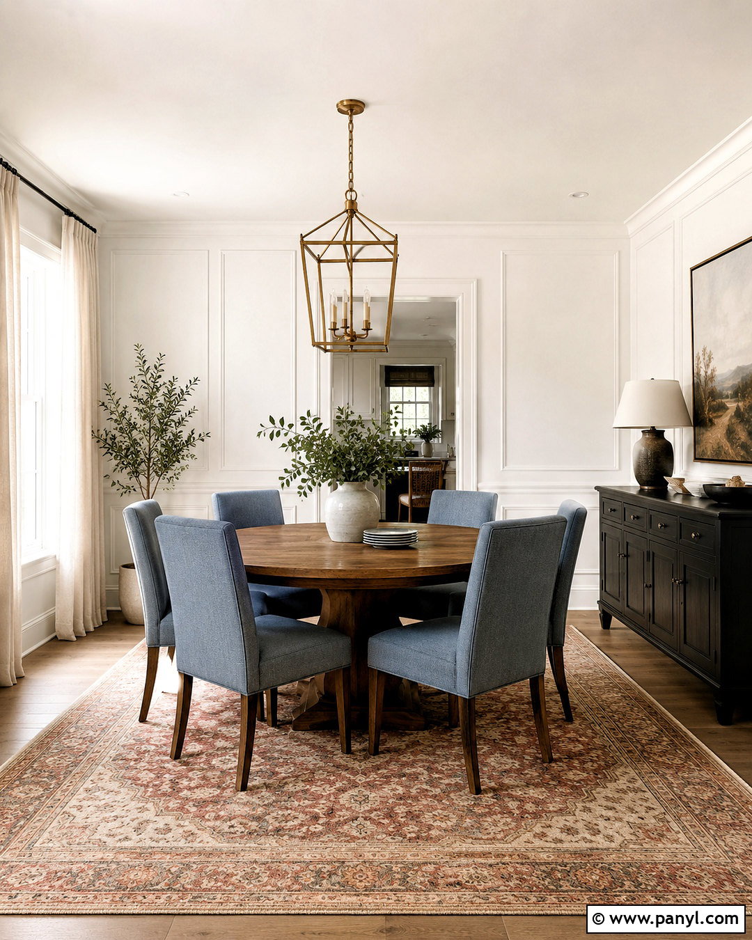 Benjamin Moore Simply White Dining Room - 20 neutral white paint colors
