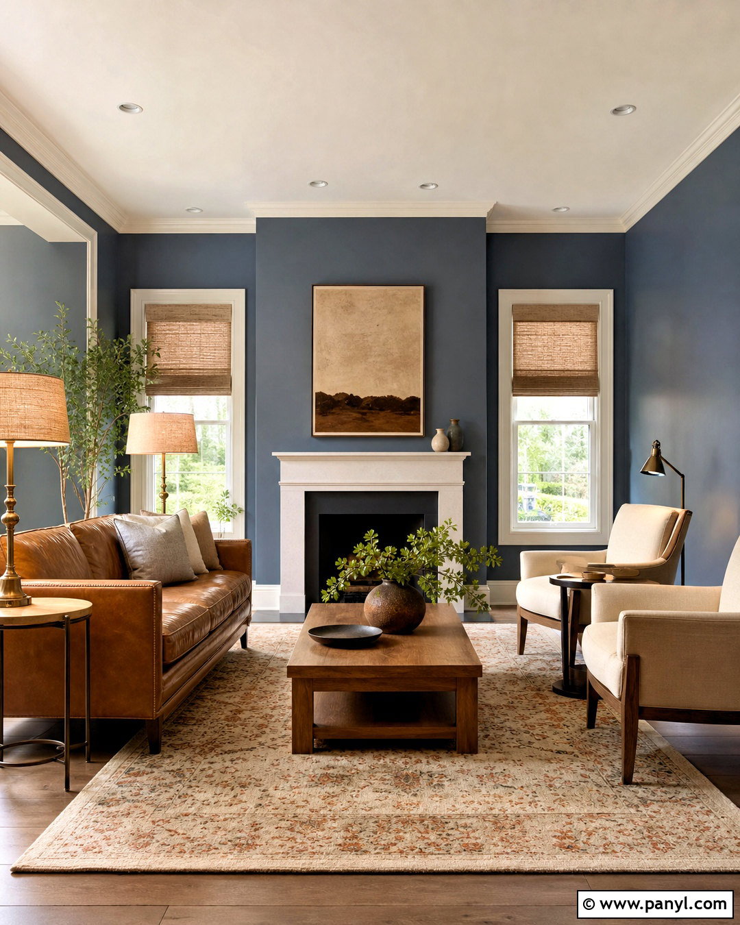 Benjamin Moore Slate Blue 1648 - 20 slate blue paint colors