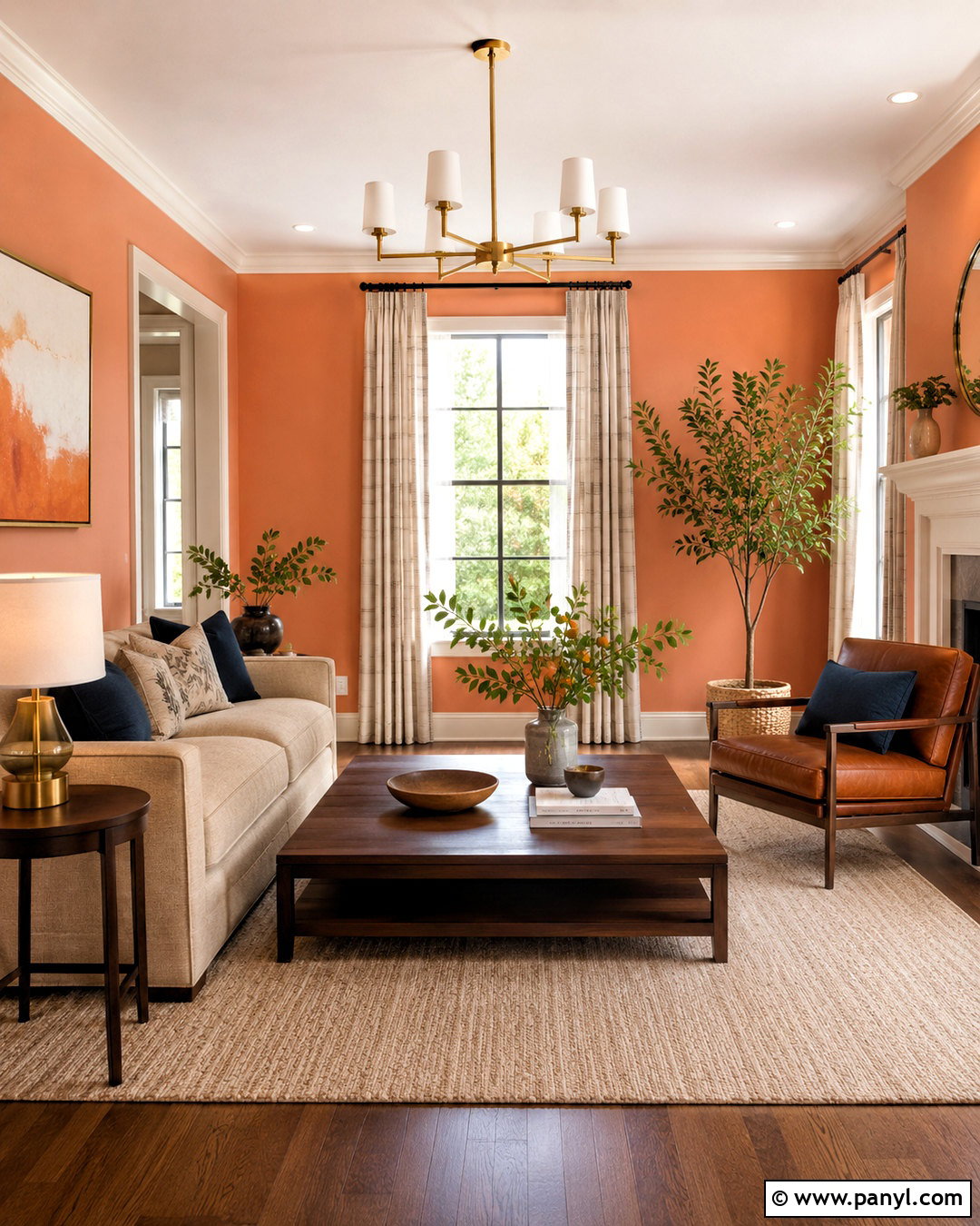 Benjamin Moore Soft Satin 2164-60 - 20 light orange paint colors