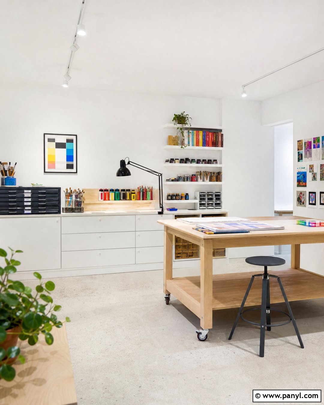 Benjamin Moore Super White Studio Walls - 25 Best Neutral White Paint For Walls