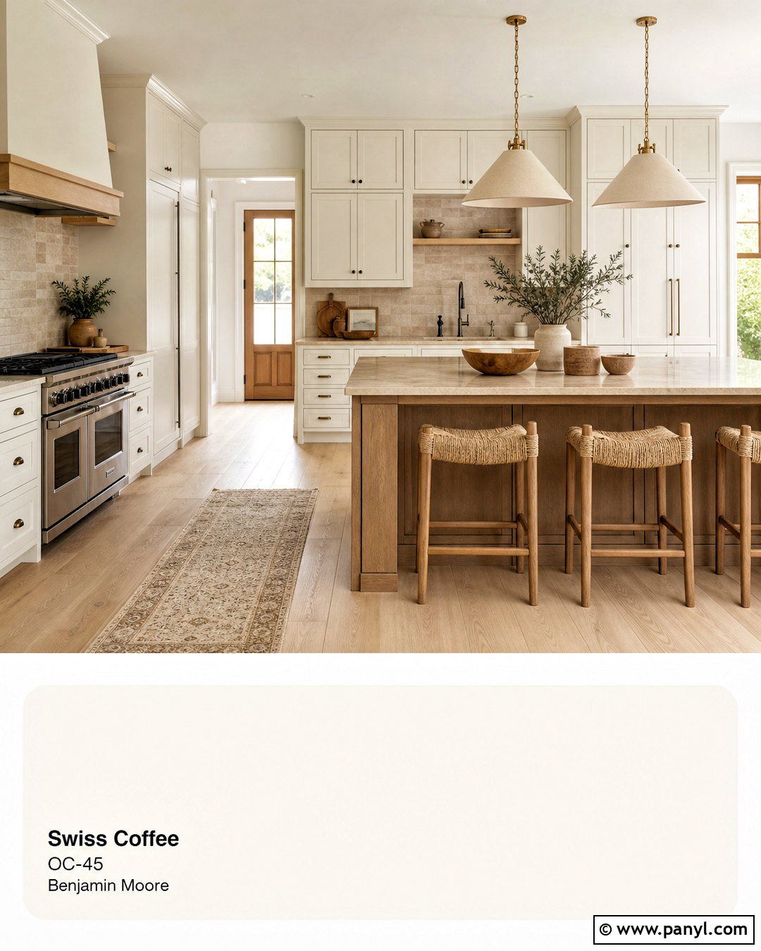 Benjamin Moore Swiss Coffee Kitchen - 20 white kitchen paint colors