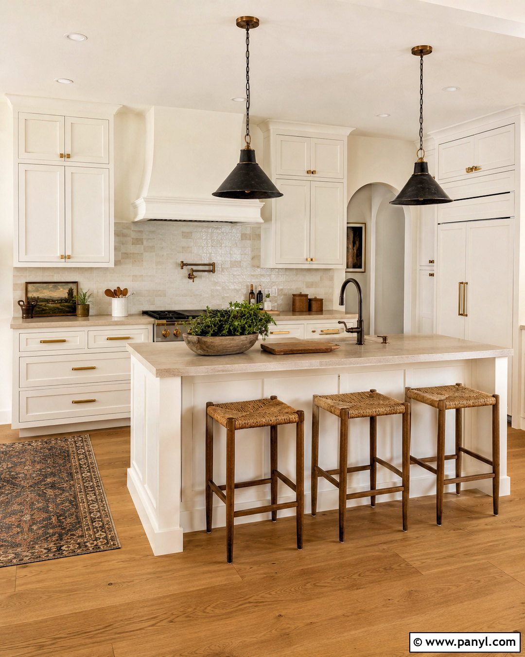 Benjamin Moore Swiss Coffee Kitchen - 20 neutral white paint colors