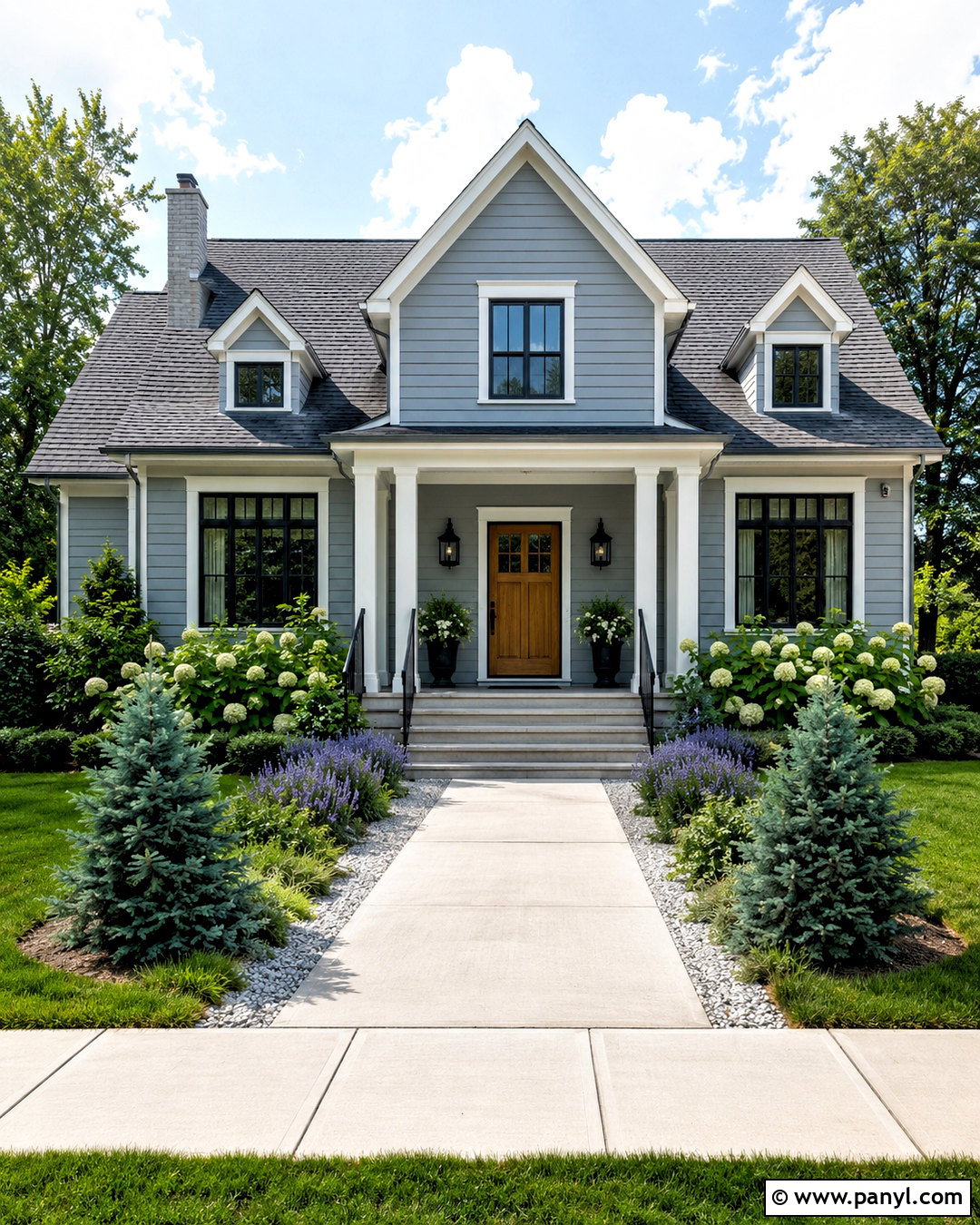 Benjamin Moore Trout Gray Dark Gray Exterior - 20 dark gray paint colors