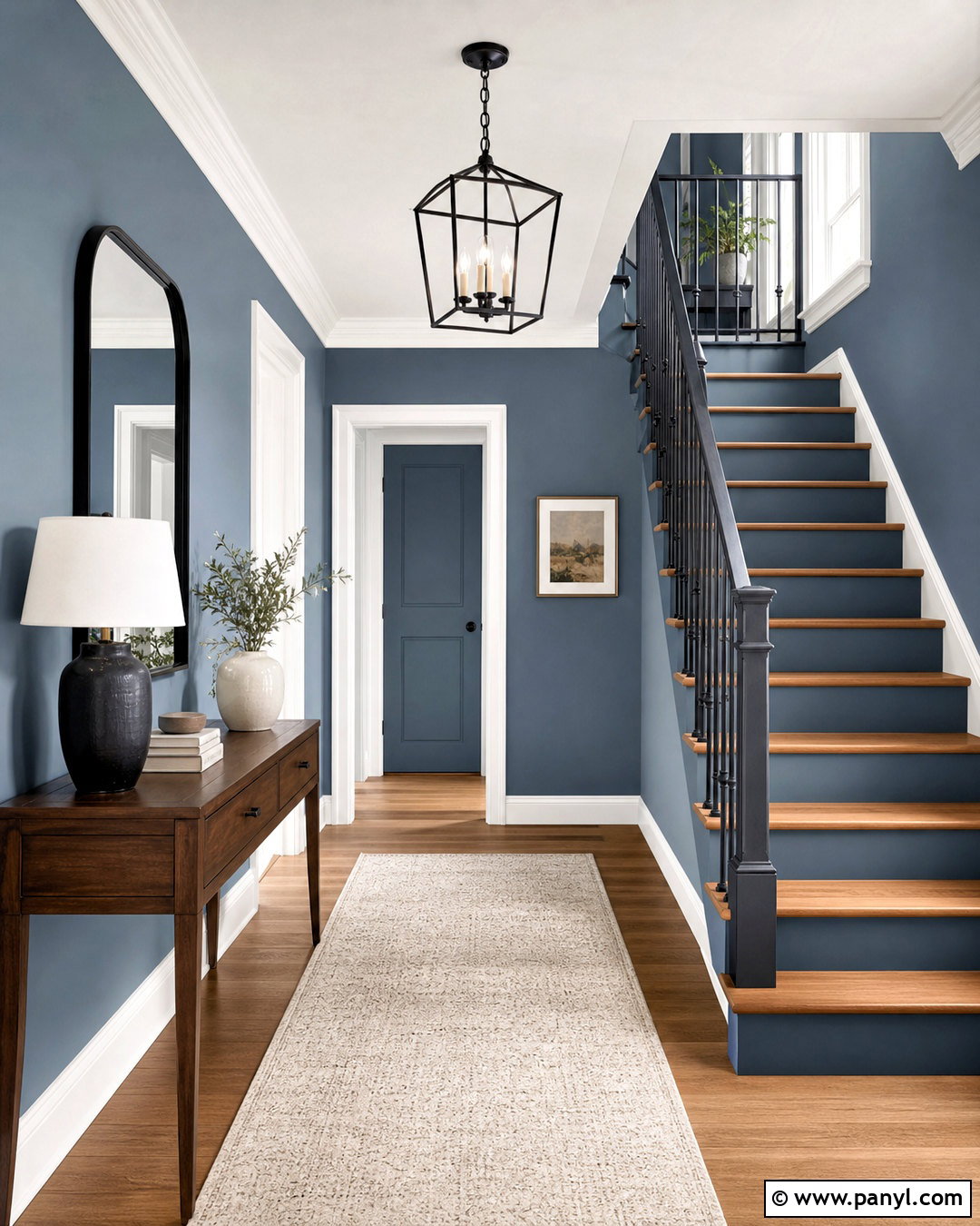 Benjamin Moore Van Courtland Blue HC-145 - 20 slate blue paint colors