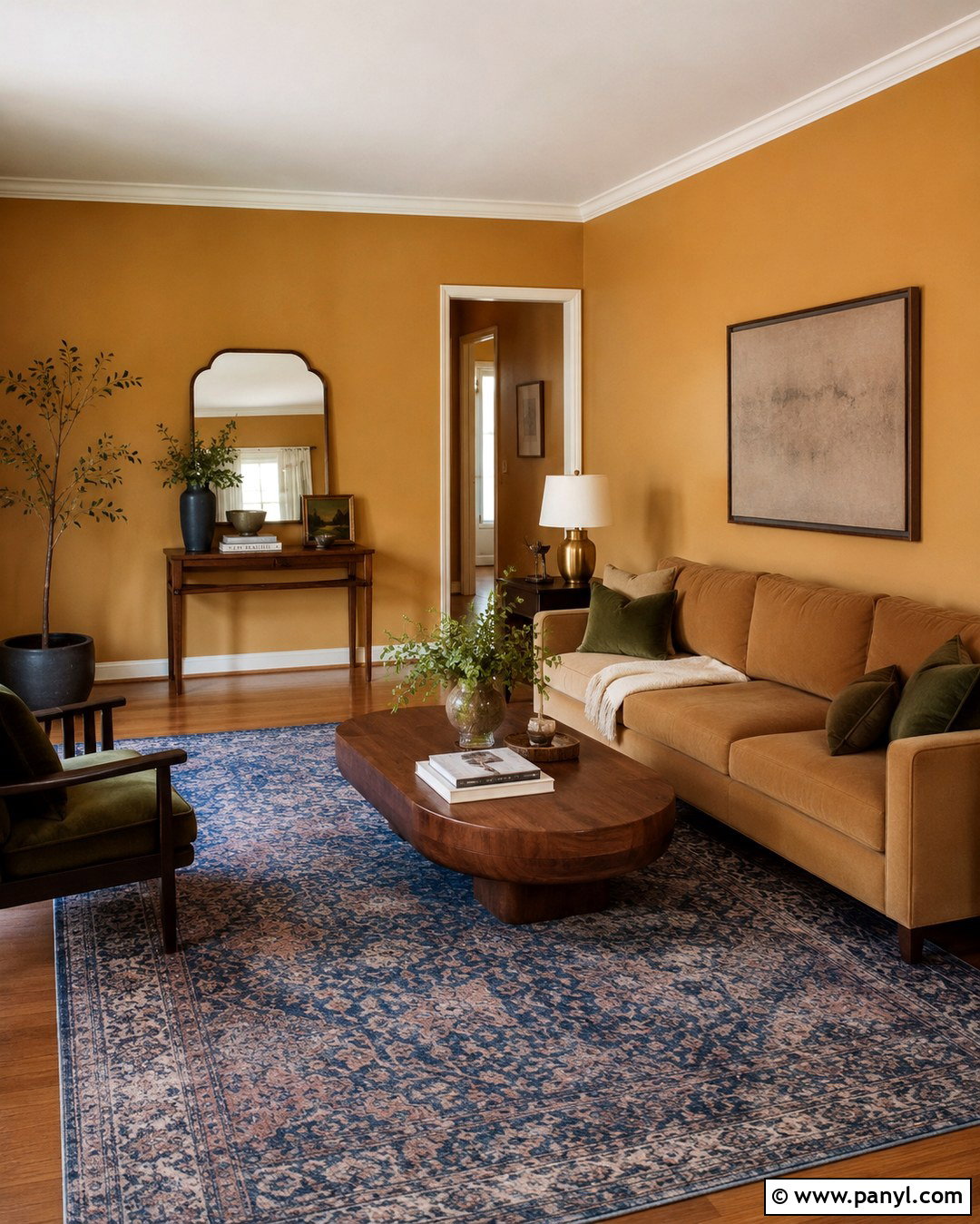 Benjamin Moore Venetian Gold Living Room - 20 Dark Gold Paint Colors For Walls