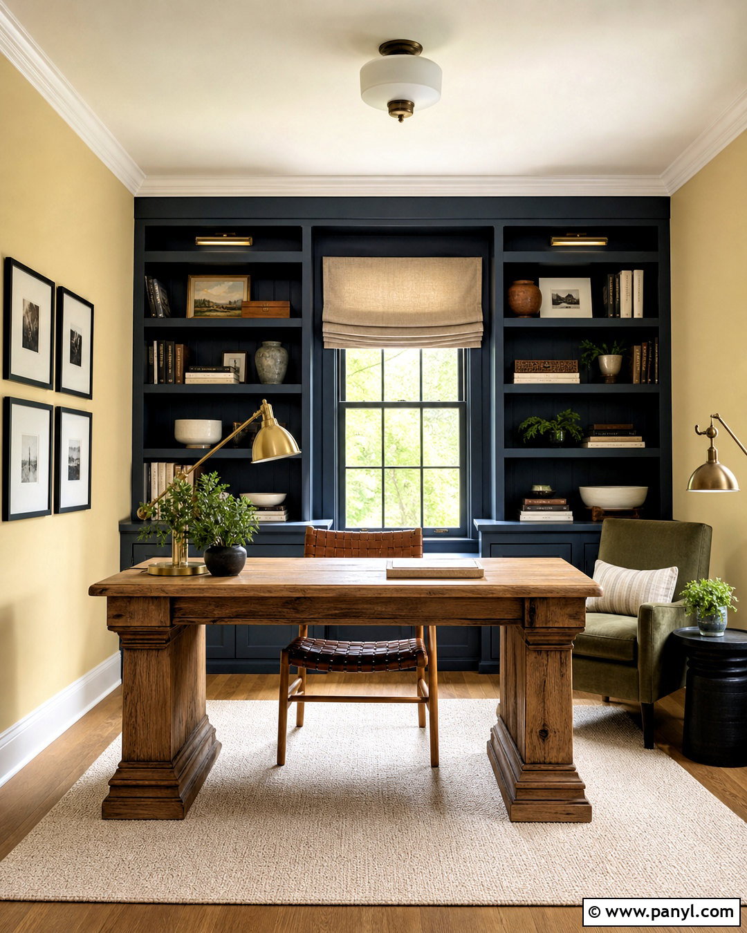 Benjamin Moore Weston Flax Soft Yellow Paint Color - 20 soft yellow paint colors