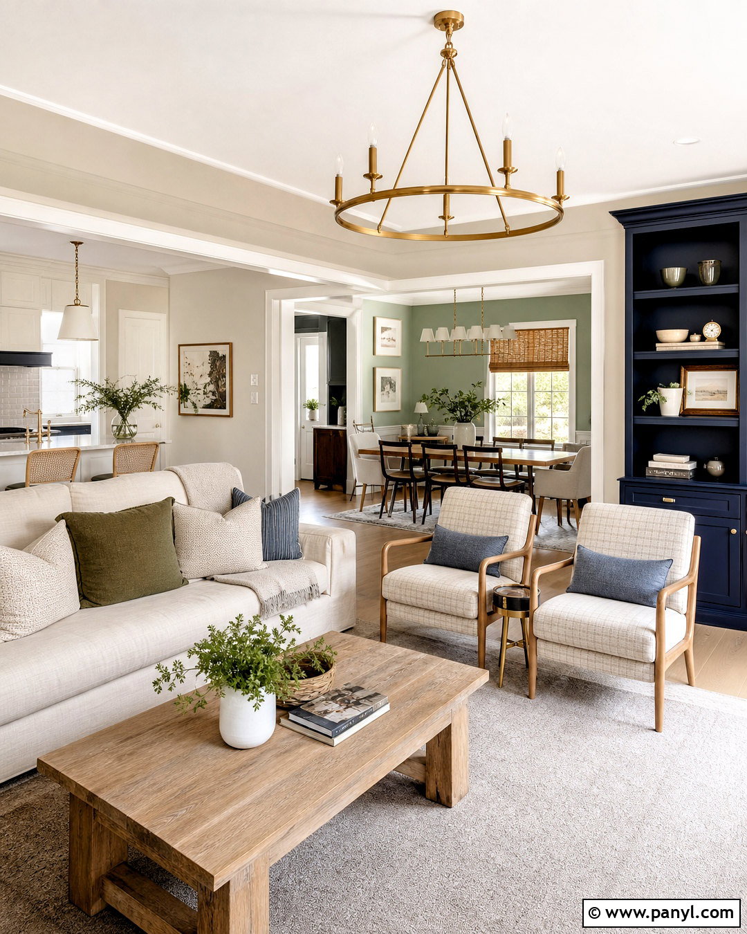 Benjamin Moore White Dove And Pale Oak Color Scheme - 20 benjamin moore whole house color scheme ideas