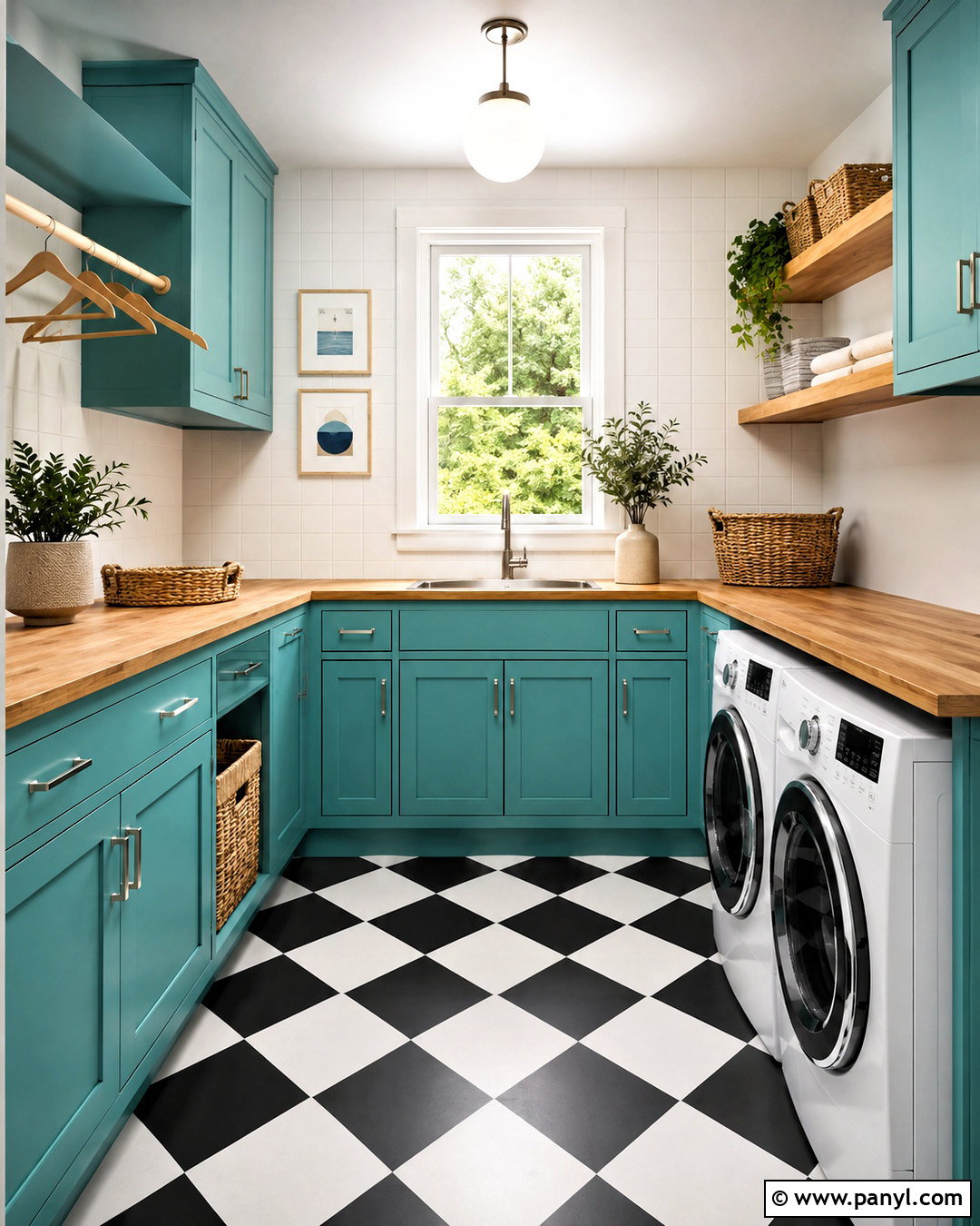 Bermuda Teal 2044-50 Laundry Room - 20 light teal paint colors