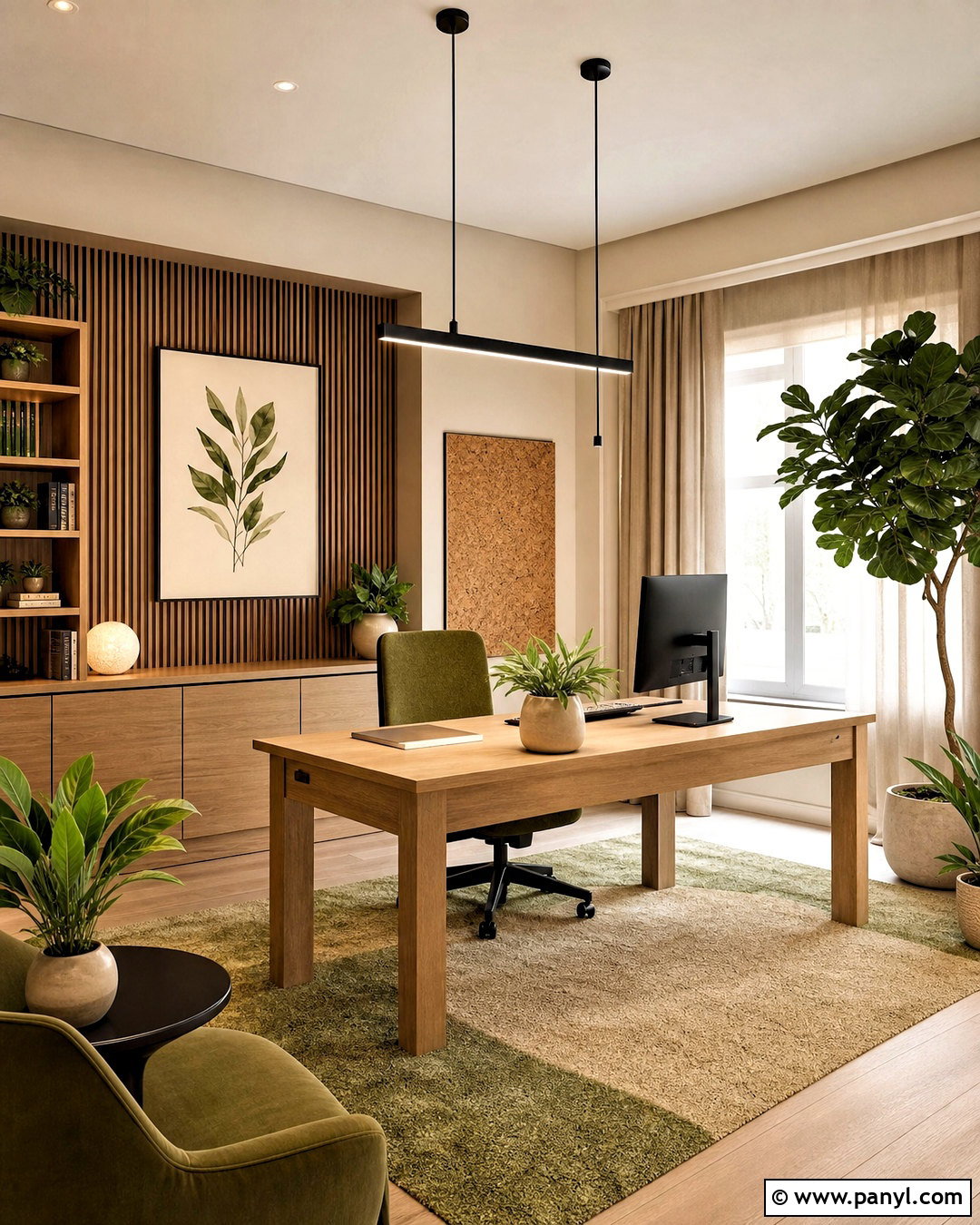 Biophilic Professional Office - 20 work office decor professional ideas