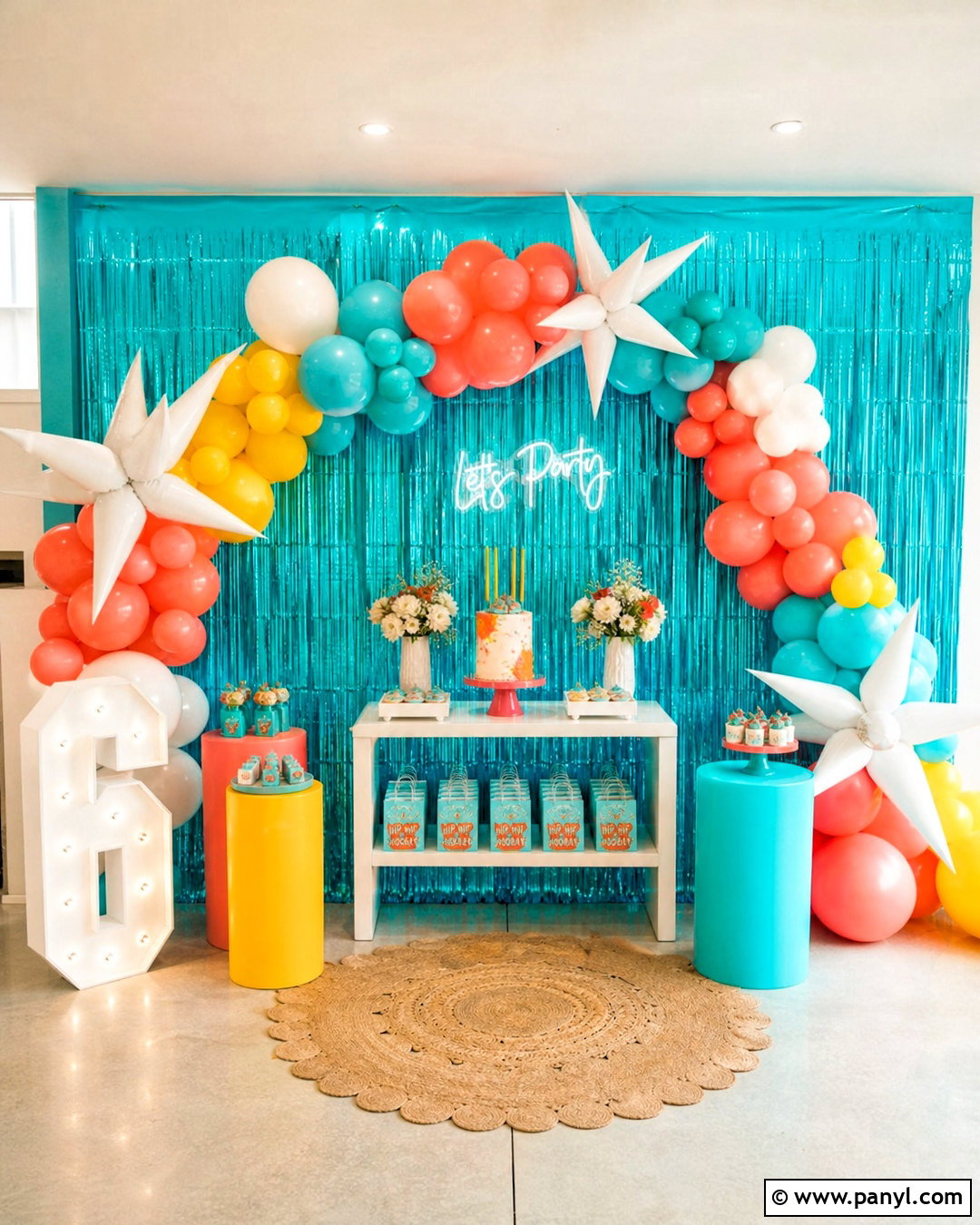 Birthday Foil Wall Backdrop - 20 foil wall backdrop ideas