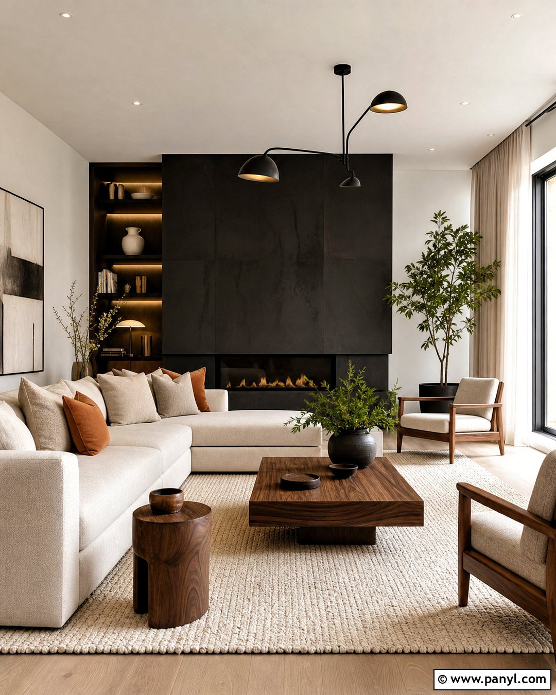 Black Accent Wall - 20 accent wall colors