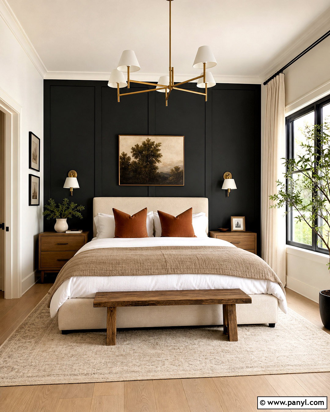 Black Accent Wall Bedroom - 20 black accent wall ideas