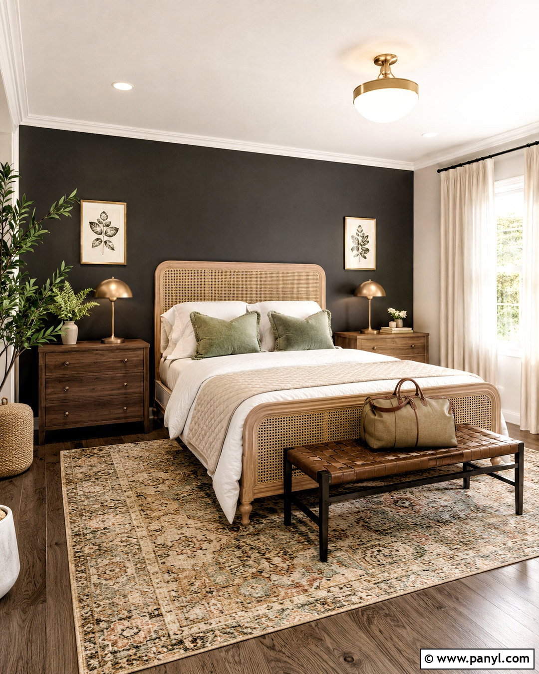 Black Accent Wall Guest Bedroom - 40 black accent walls
