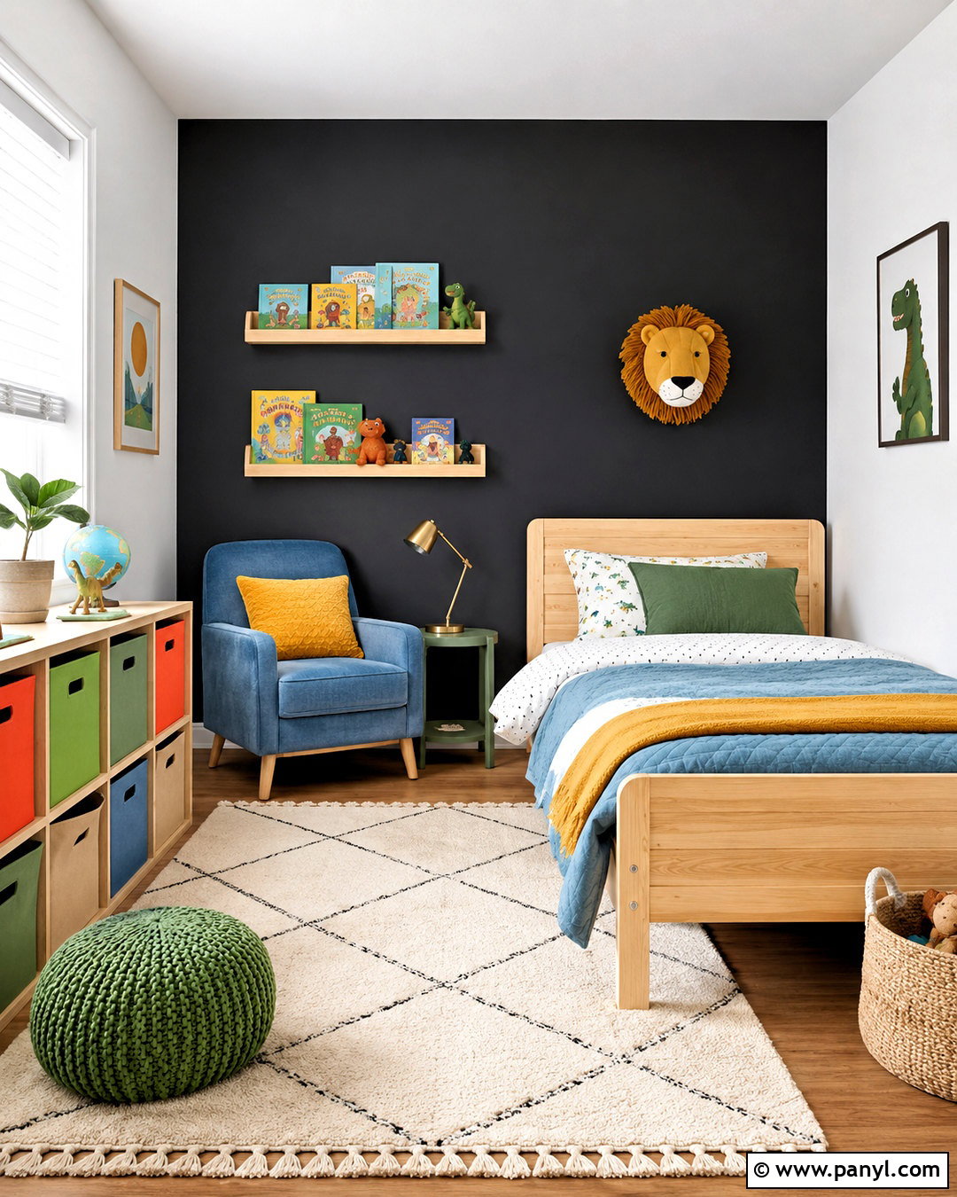 Black Accent Wall Kids Bedroom - 40 black accent walls