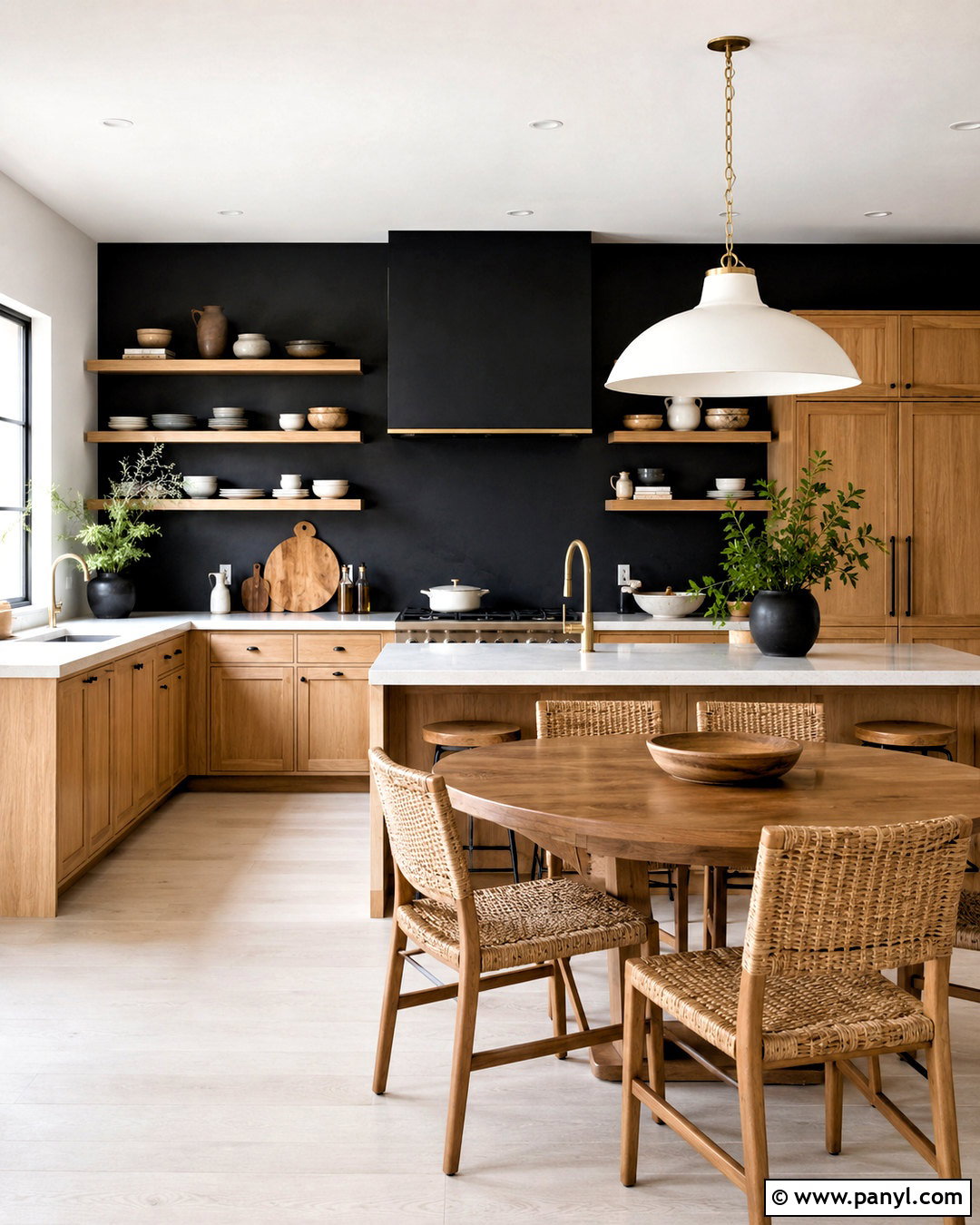 Black Accent Wall Kitchen - 40 black accent walls