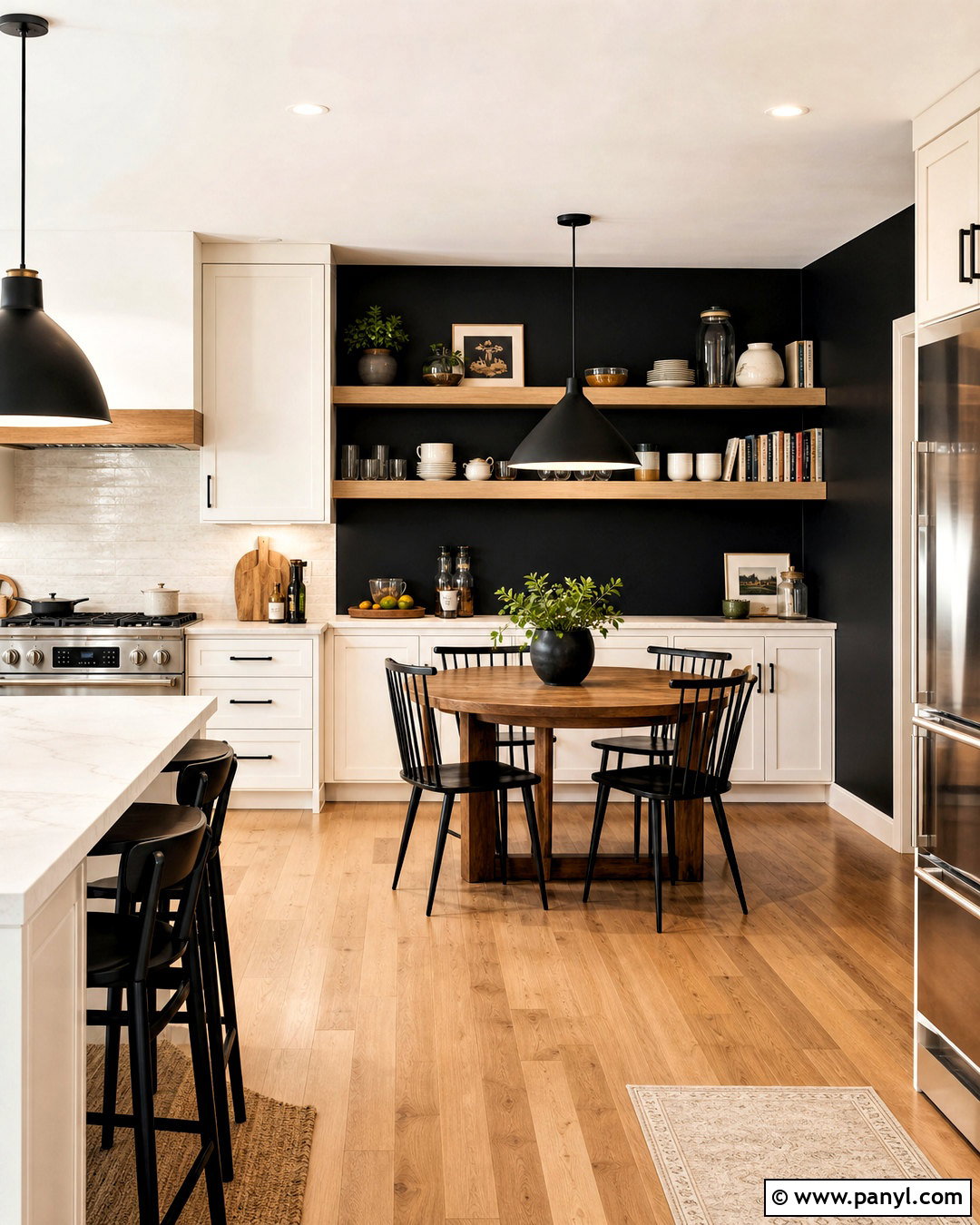 Black Accent Wall Kitchen - 20 black accent wall ideas