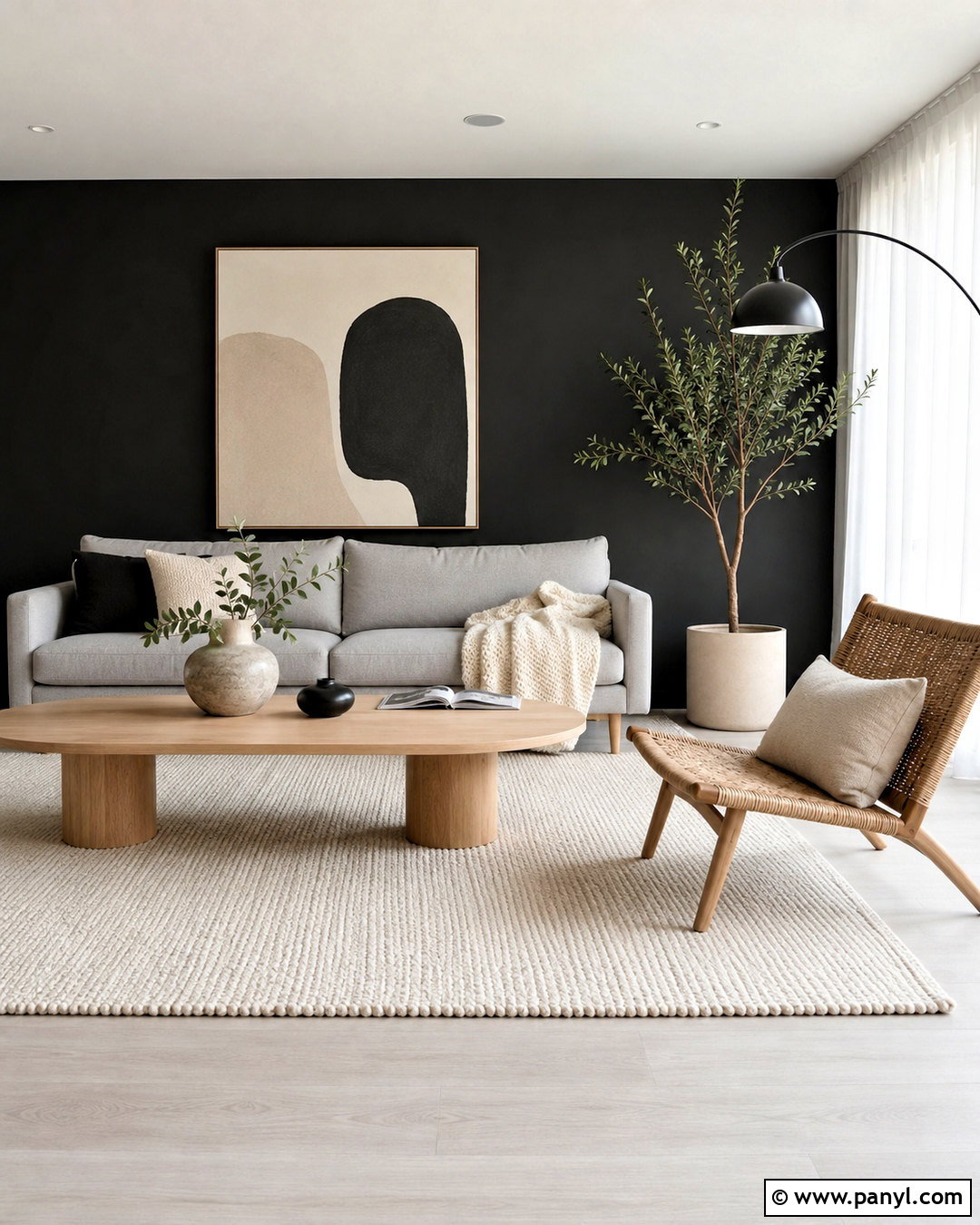 Black Accent Wall Scandinavian - 40 black accent walls