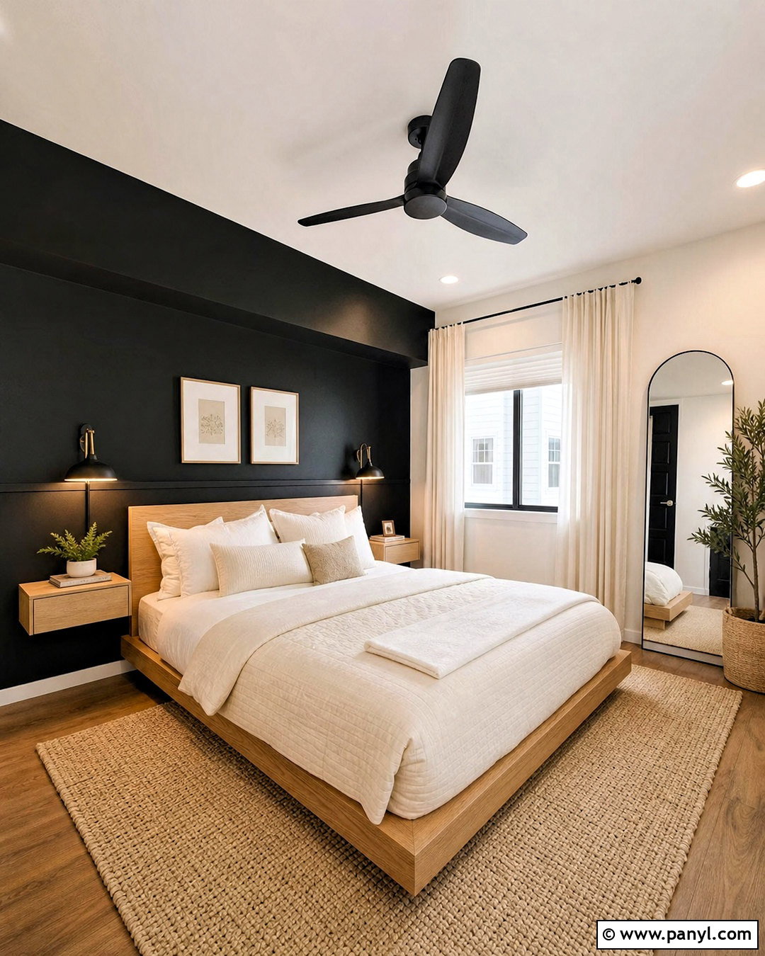 Black Accent Wall Small Room - 20 black accent wall ideas