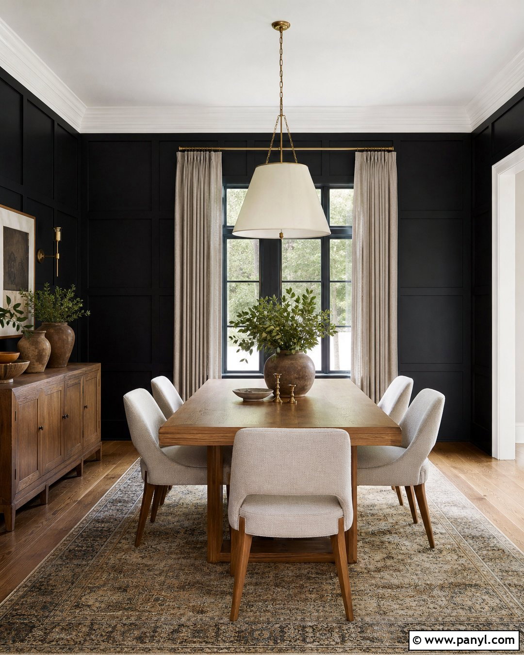 25 Black Accent Wall With Windows: Bold, Light-Filled Designs