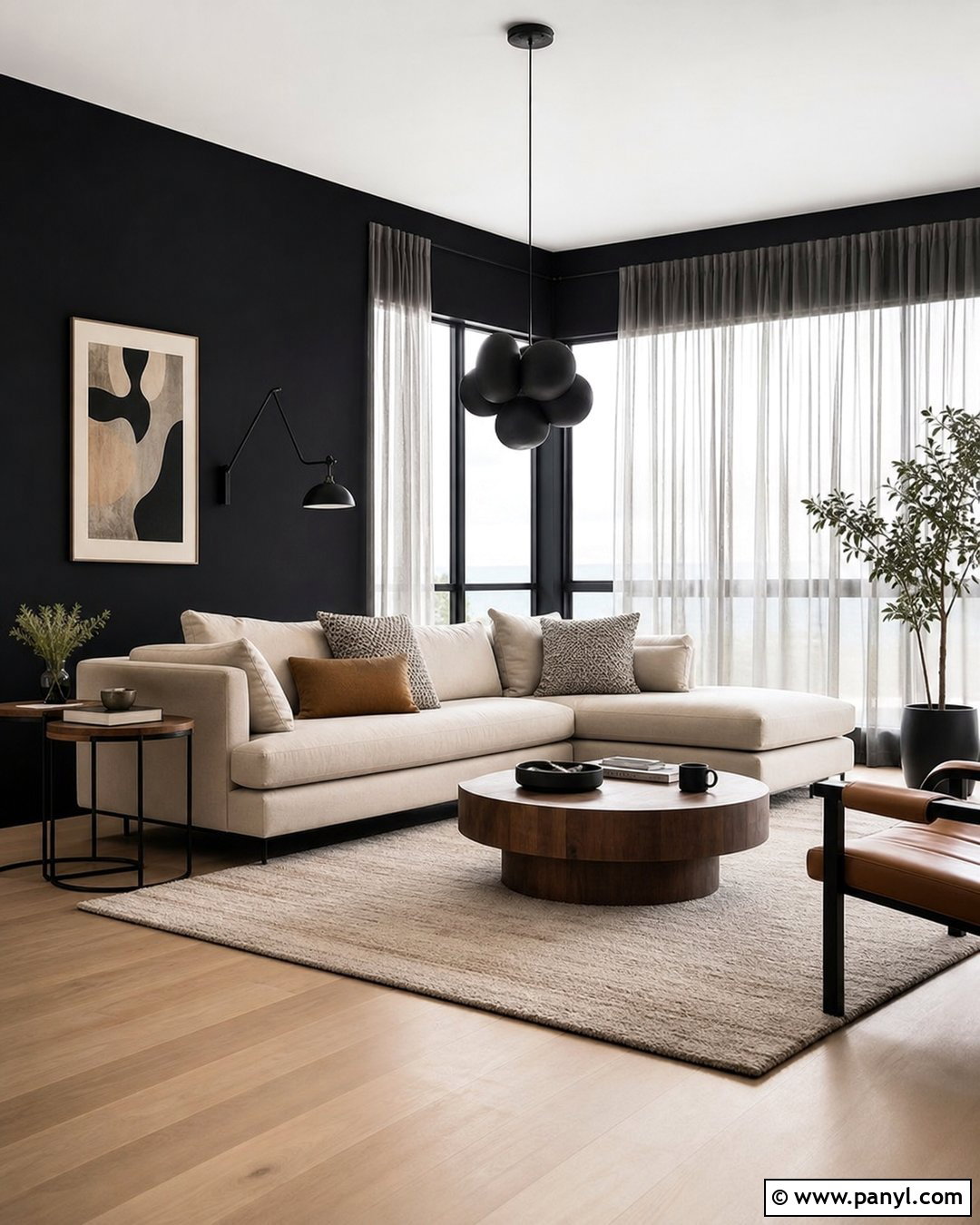 Black Accent Wall With Corner Windows - 25 Black Accent Wall With Windows