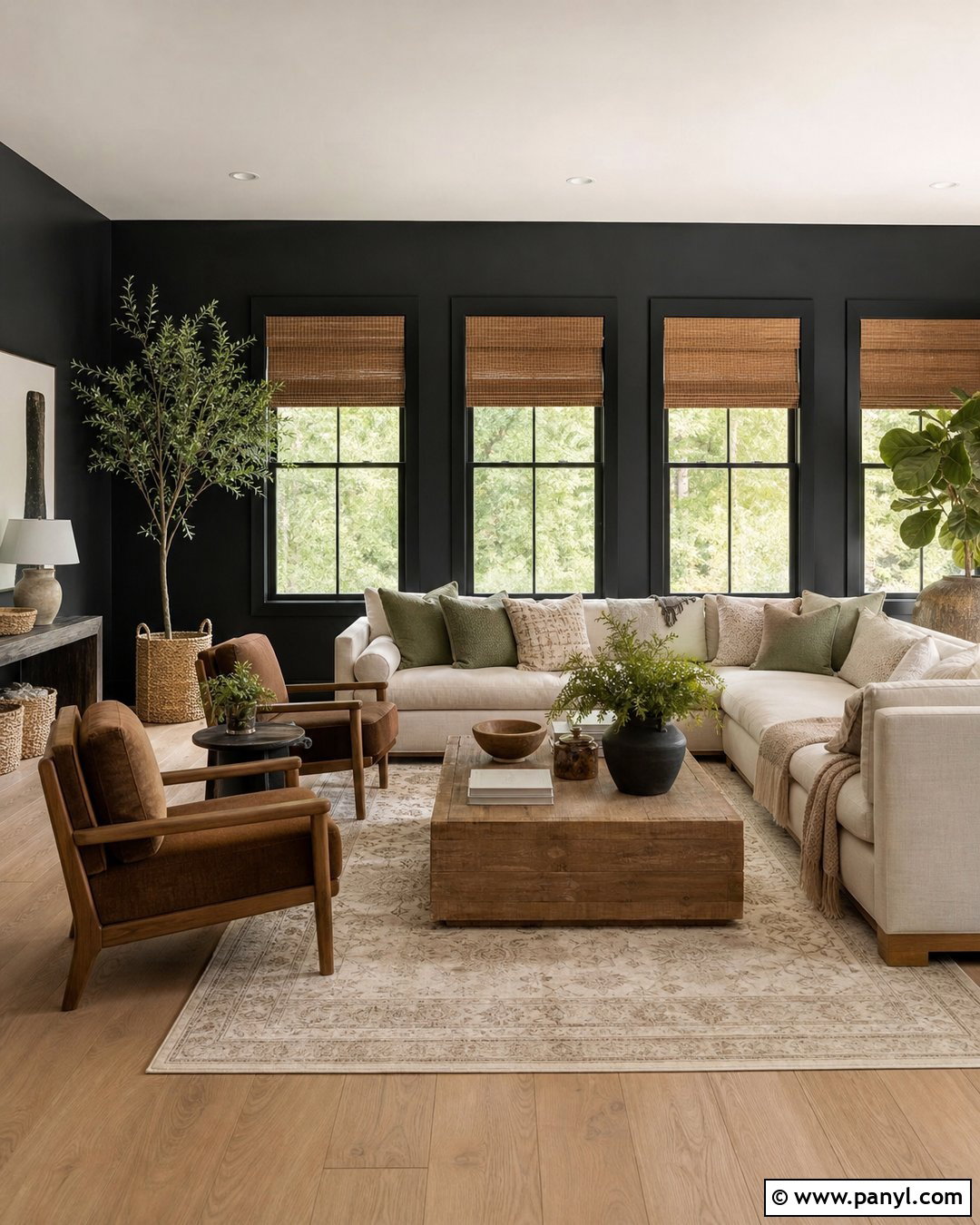Black Accent Wall With Multiple Windows - 25 Black Accent Wall With Windows