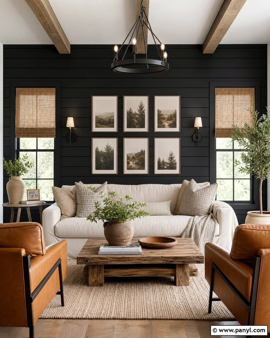 Black Accent Wall With Shiplap And Windows - 25 Black Accent Wall With Windows
