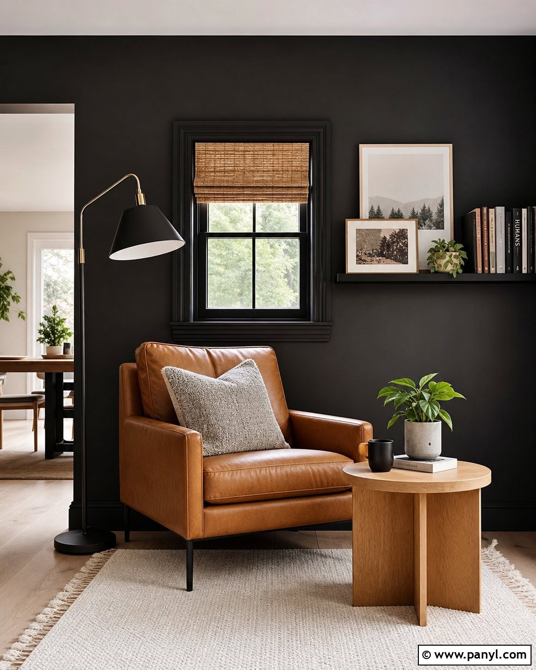 Black Accent Wall With Small Window - 25 Black Accent Wall With Windows