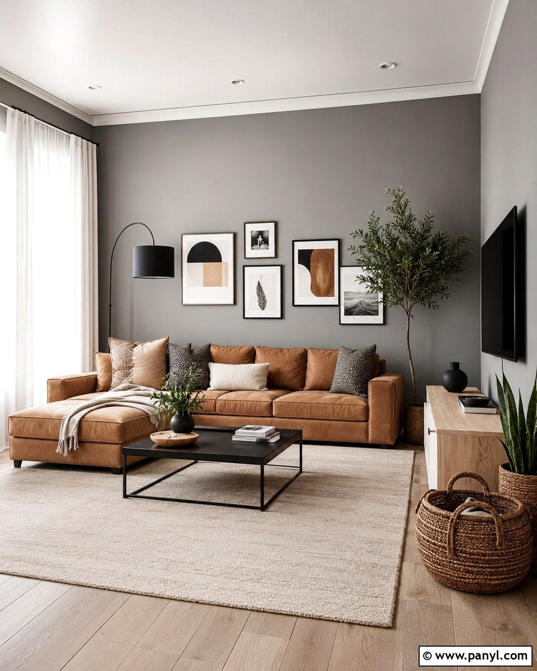 Black Accents With Gray Walls - 20 What Goes With Gray Walls