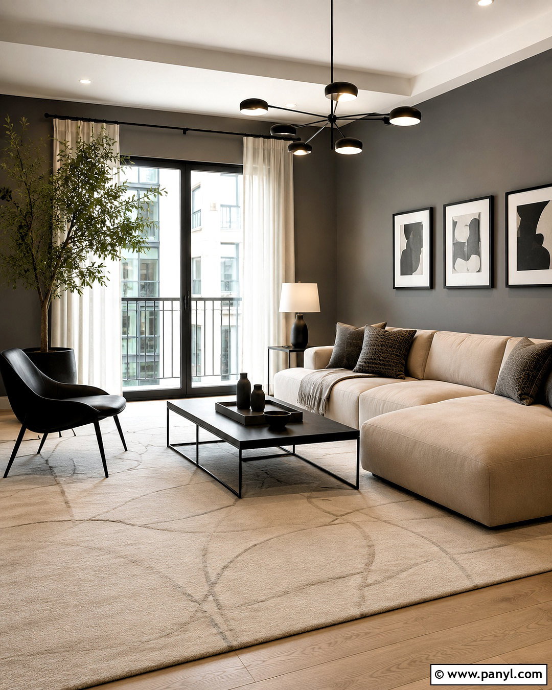 Black Accents With Grey Walls - 20 What Goes With Grey Walls