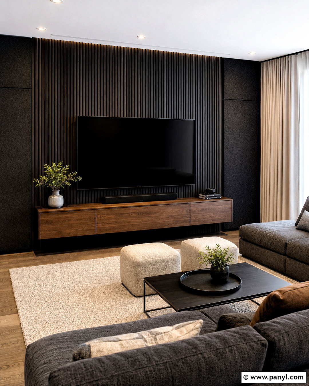 20 Black Wall Paneling Ideas for Timeless Texture and Style