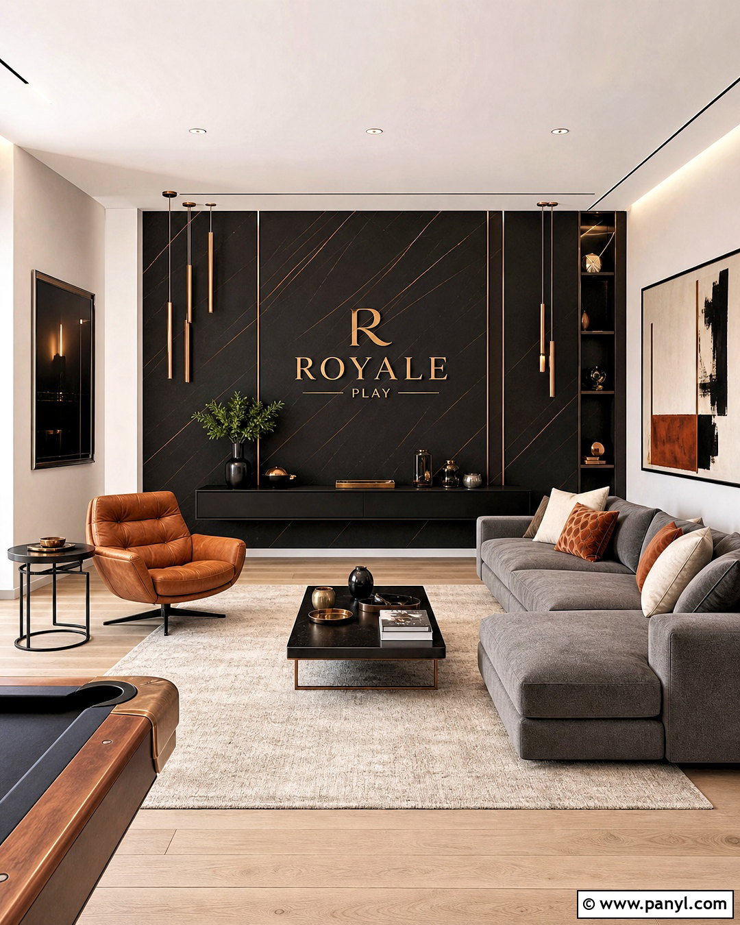 Black And Bronze Royale Play Hall - 20 royal play asian paints design for hall ideas